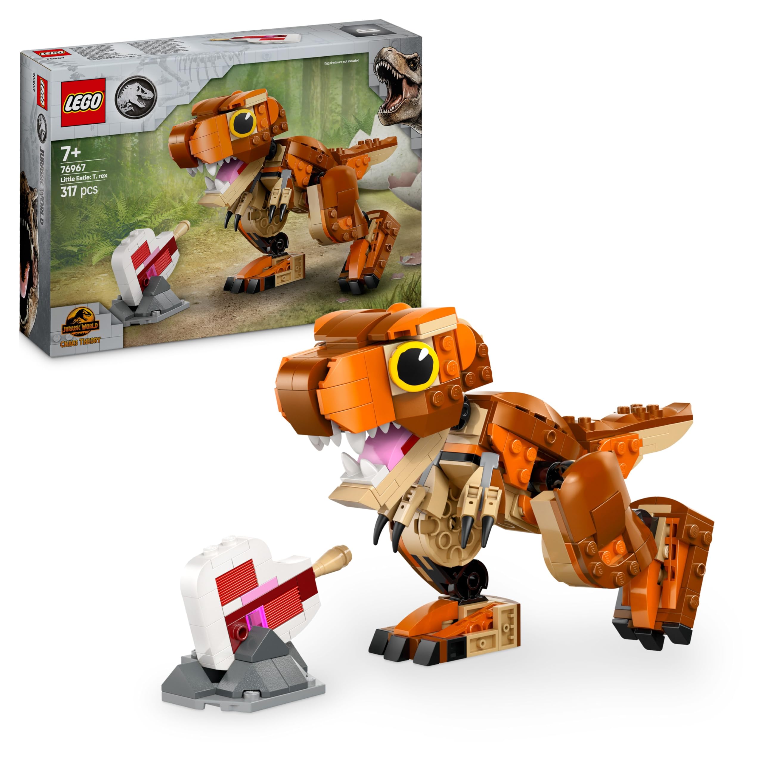 LEGO Jurassic World Little Eatie: T. rex Figure 76967 | Ages 7+ | Multicolor Plastic