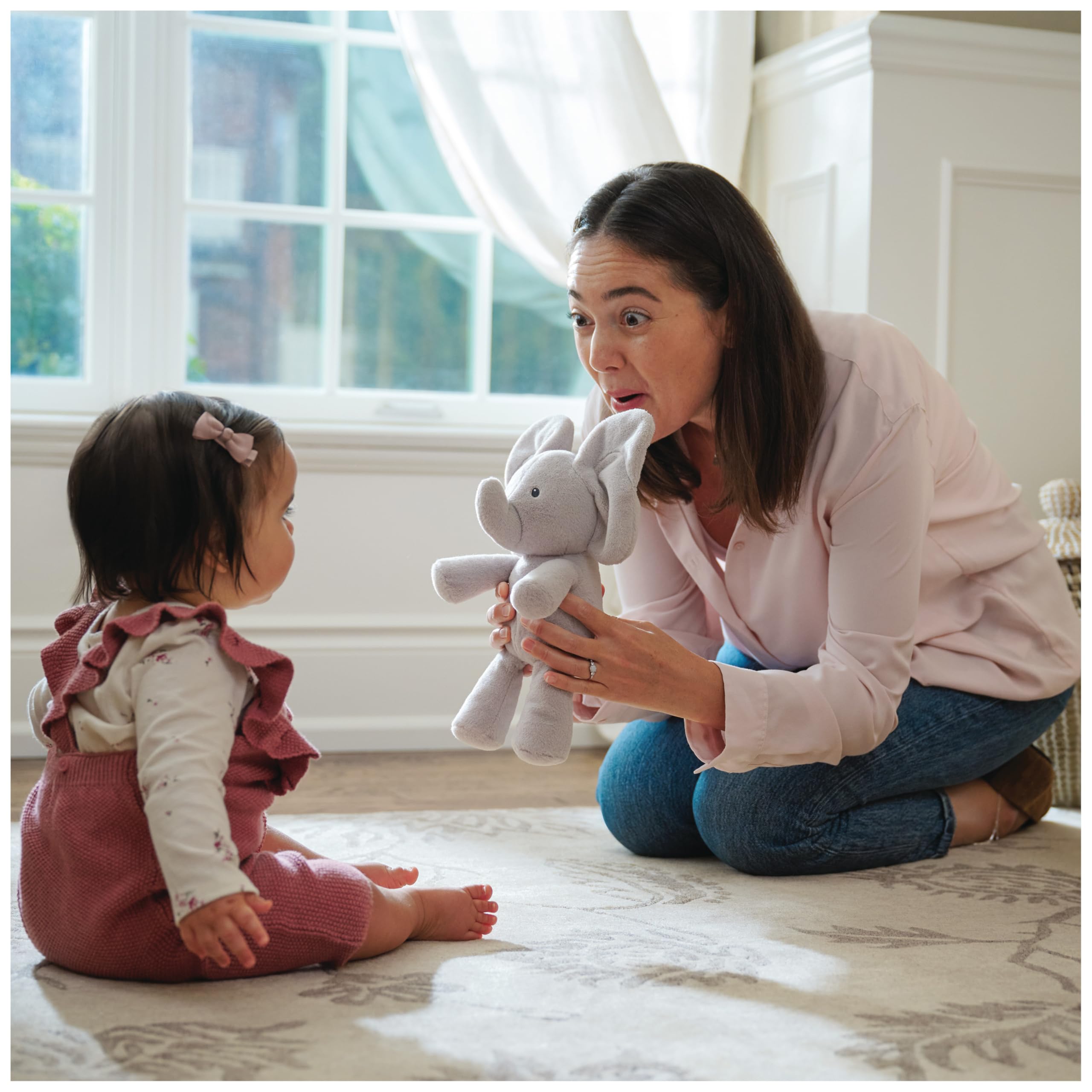 GUND Baby Peek-a-Boo Flappy Elephant Plush - Interactive Stuffed Animal for 6 Months and Up 11
