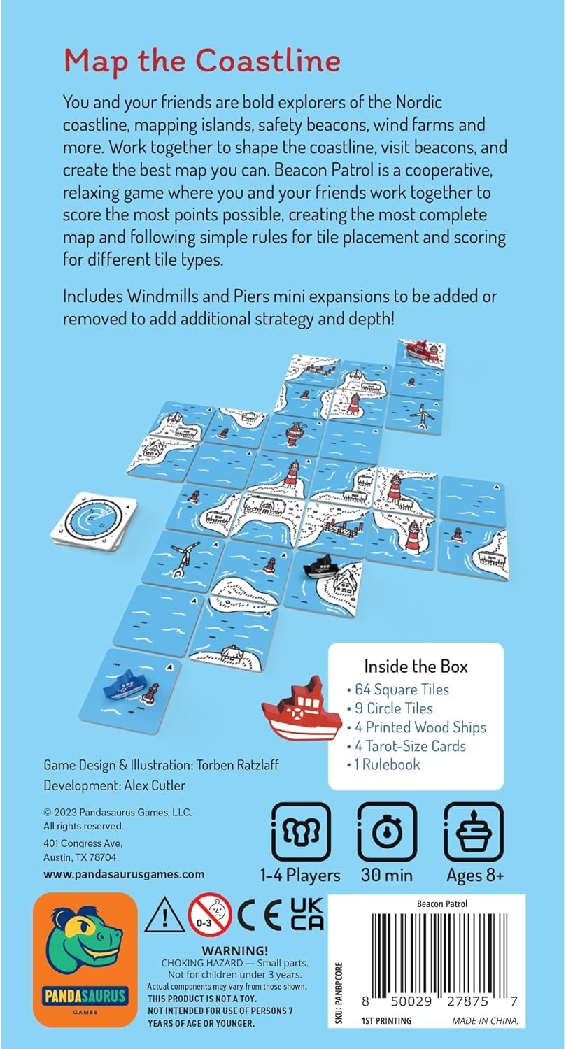 Pandasaurus Beacon Patrol Board Game (PANBPCORE)