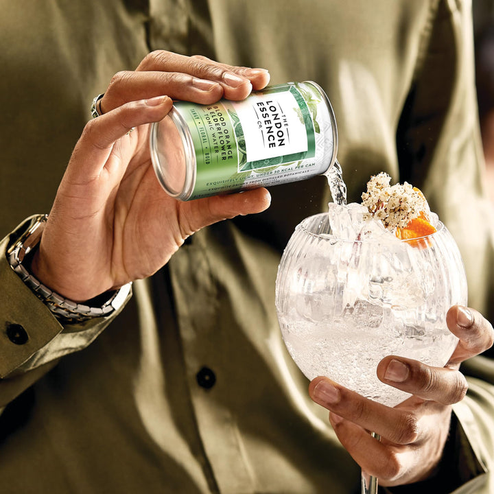 The London Essence Co. Blood Orange & Elderflower Tonic Water - Premium Cocktail Mixer
