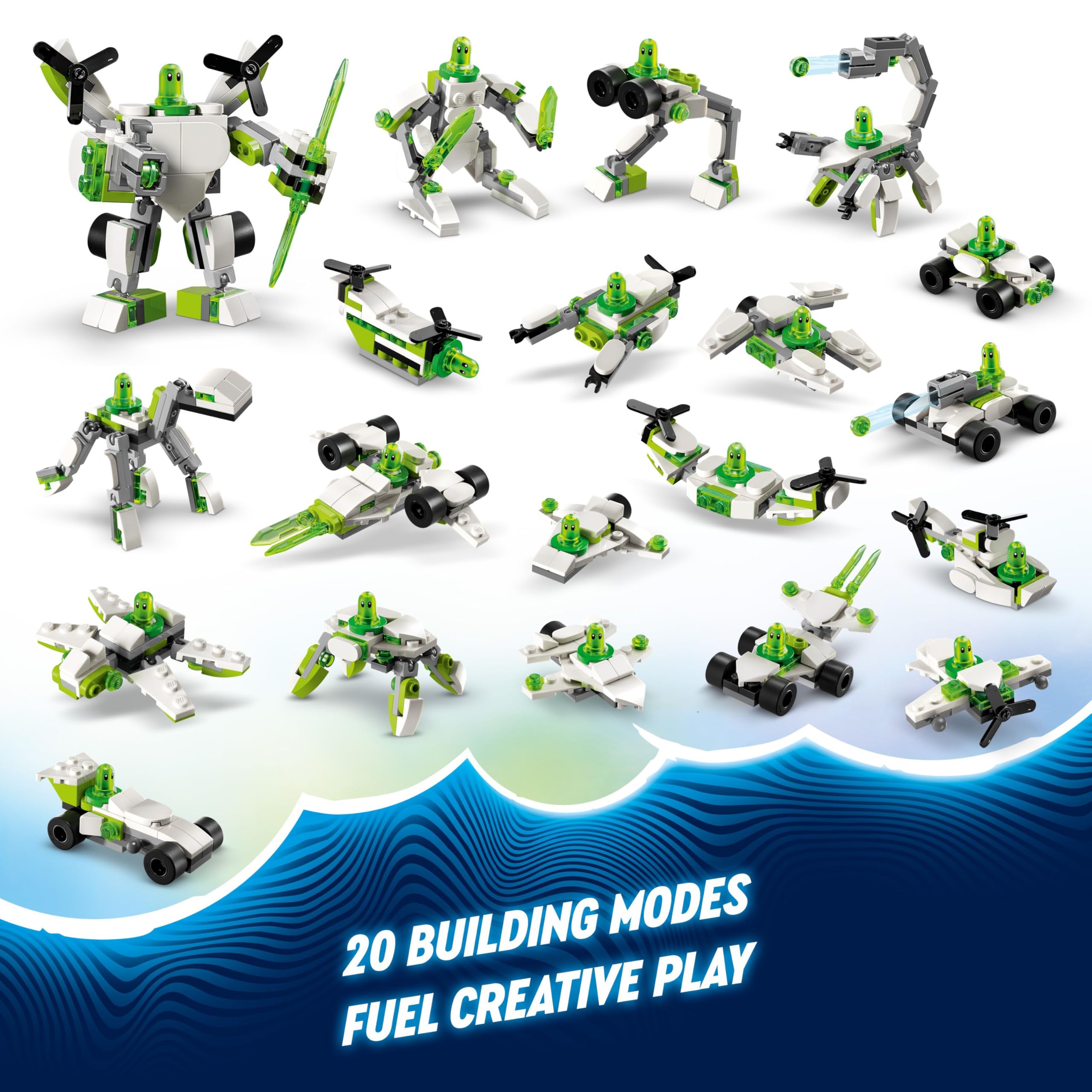 LEGO DREAMZzz Z-Blob’s Robot and Vehicle Adventures Set 71487 | 20 Build Options | Ages 7+ 3
