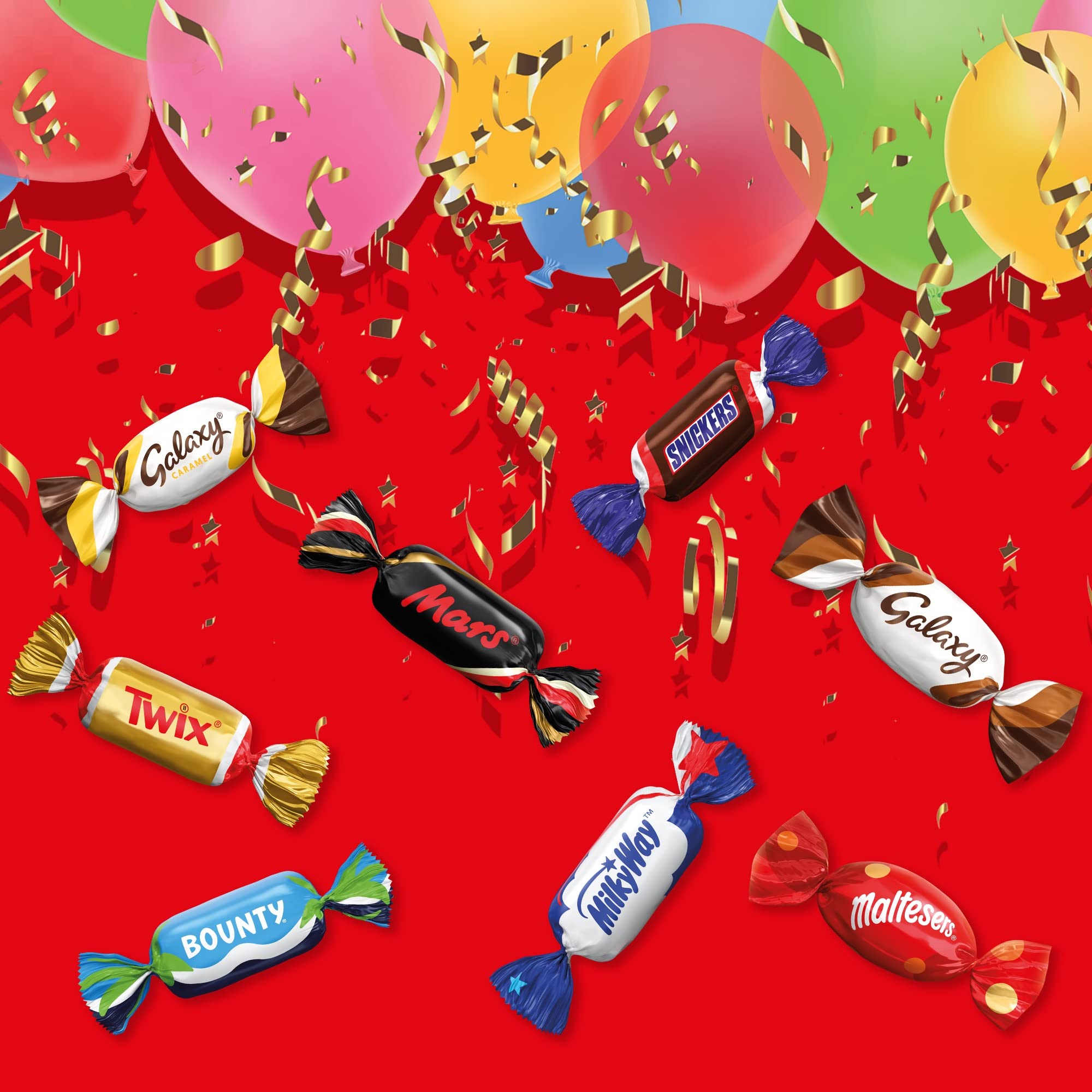 Celebrations Milk Chocolate Gift Box of Mini Chocolates & Biscuit Bars - 385g 11