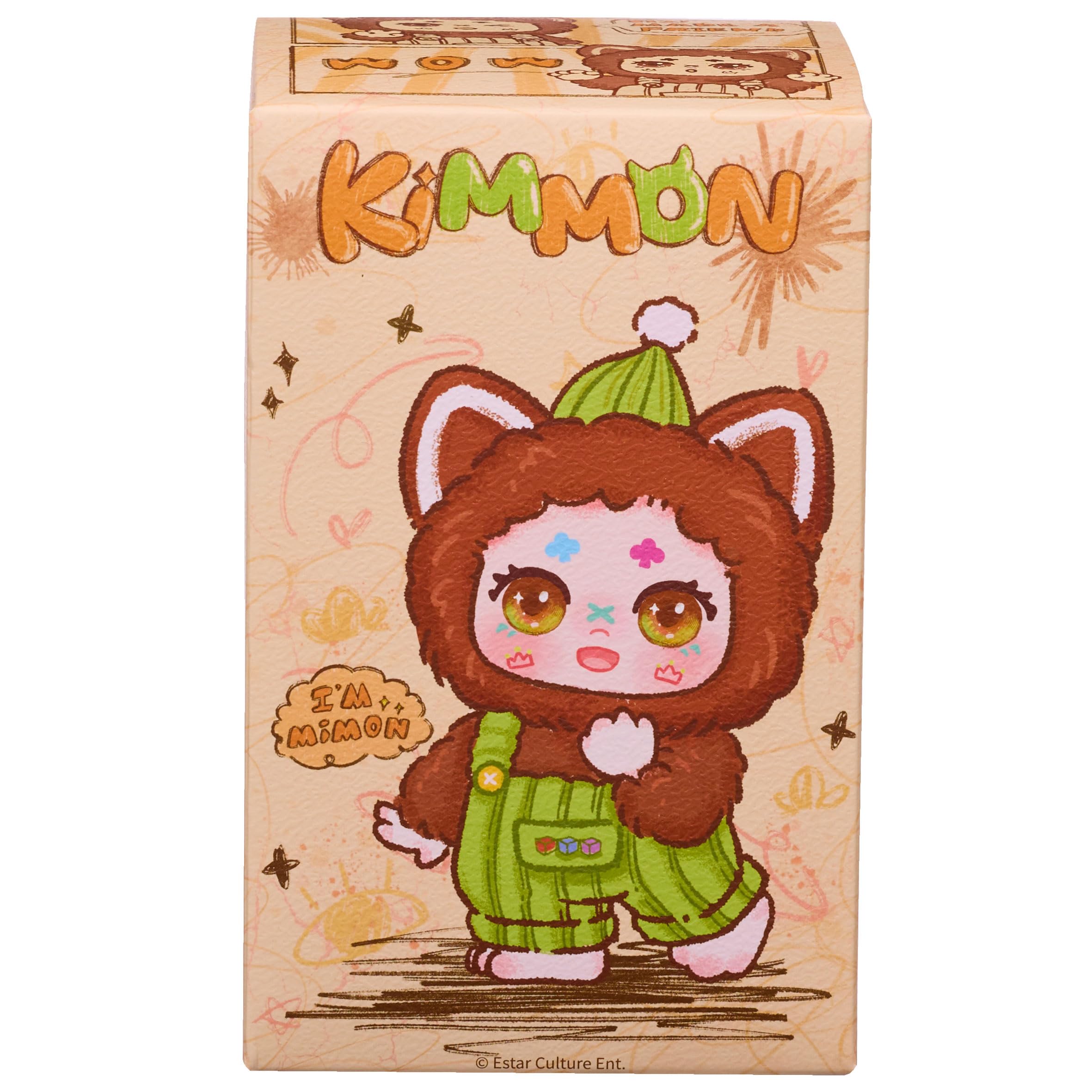 Kimmon Mimon Chibi Anime Poseable Plush Doll - Mystery Blind Box Collectible with Keychain