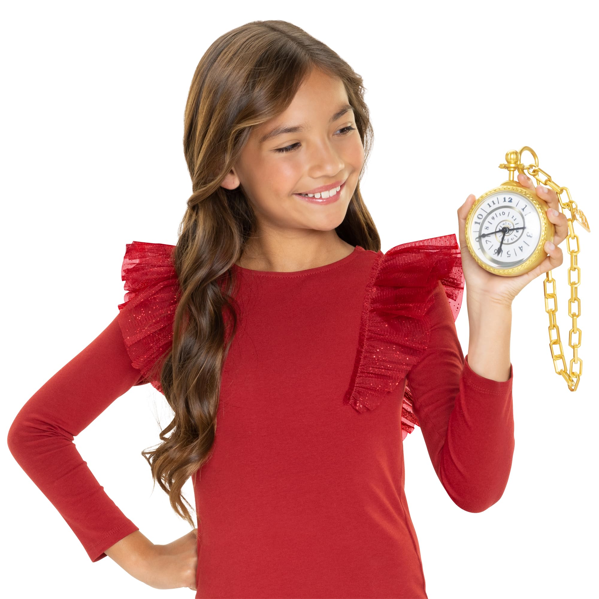 Disney Descendants Rise of Red Time Travel Pocket Watch - Red's Accessory with Sound Effects