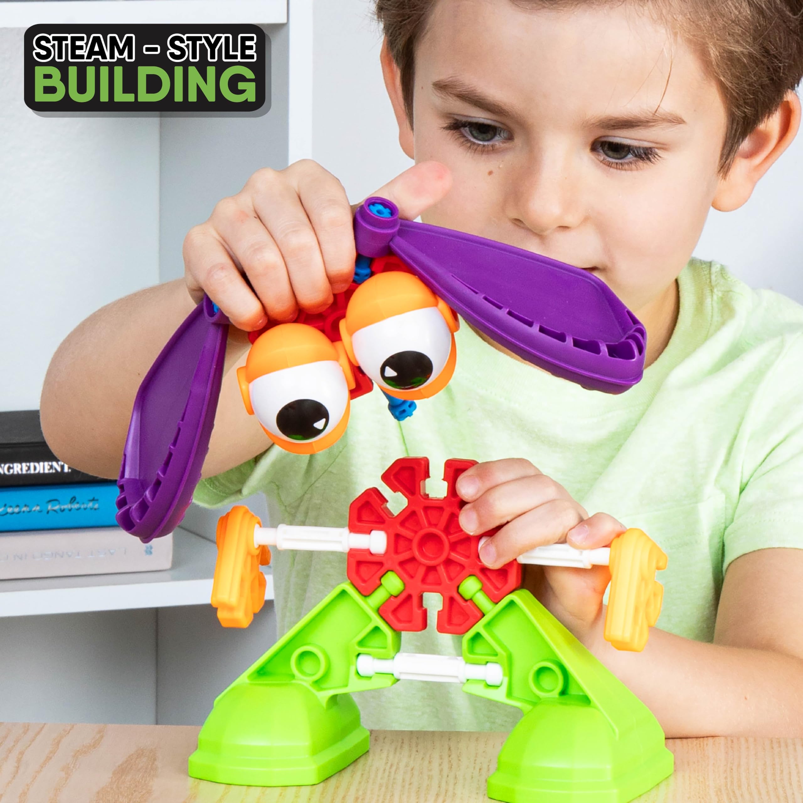Kid K'NEX 50 Build Budding Builders Set - Educational Building Toys for Kids 3+ 9