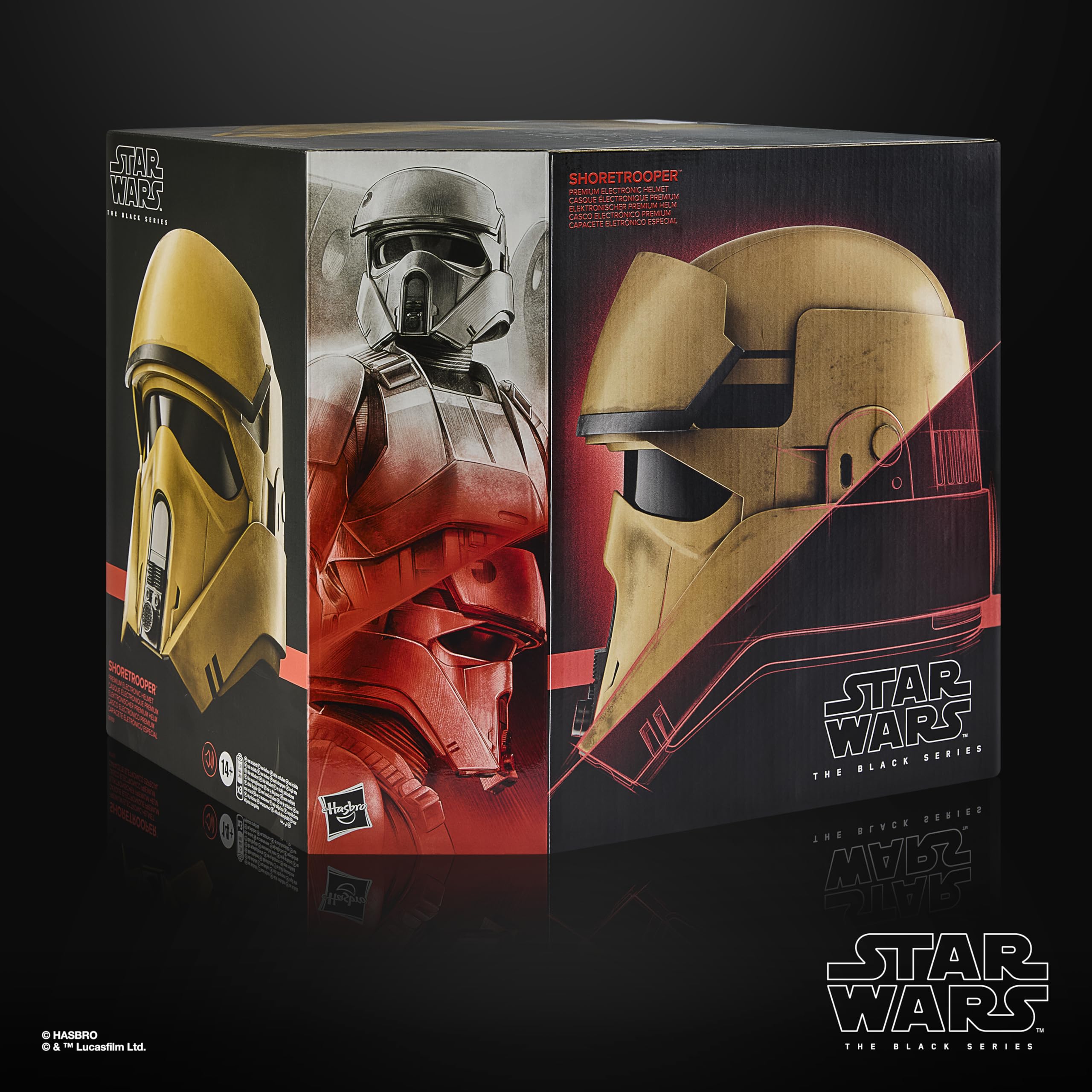 Star Wars The Black Series Shoretrooper Premium Electronic Role-play Helmet | Unisex Adult | One Size