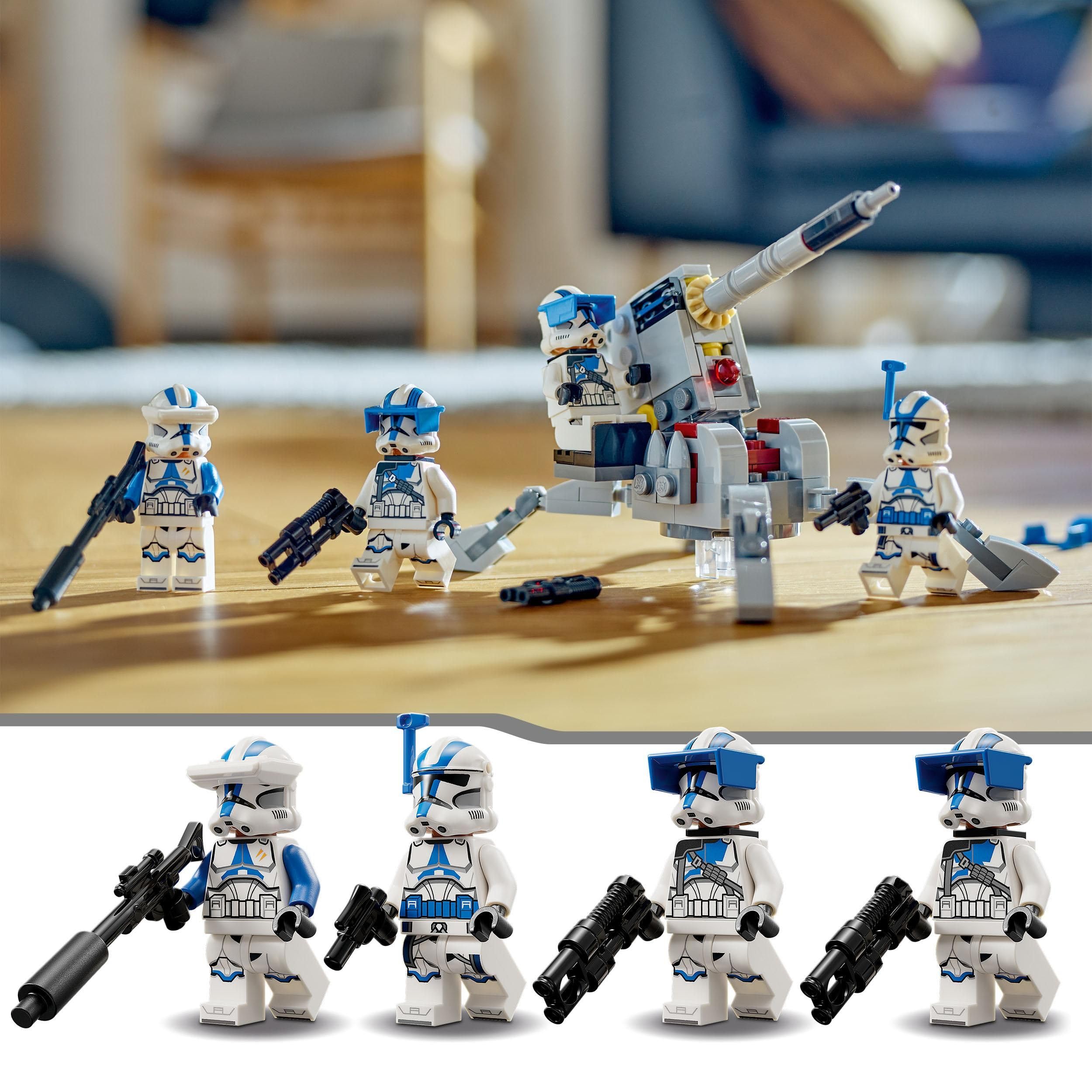 LEGO Star Wars 75345 501st Clone Troopers Battle Pack Set with AV-7 Cannon | Ages 6+ 5