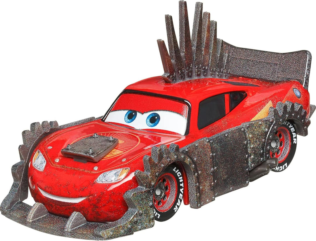 Disney Pixar Cars On The Road Series - Road Rumbler Lightning McQueen 1:55 Scale Diecast Metal Toy Car