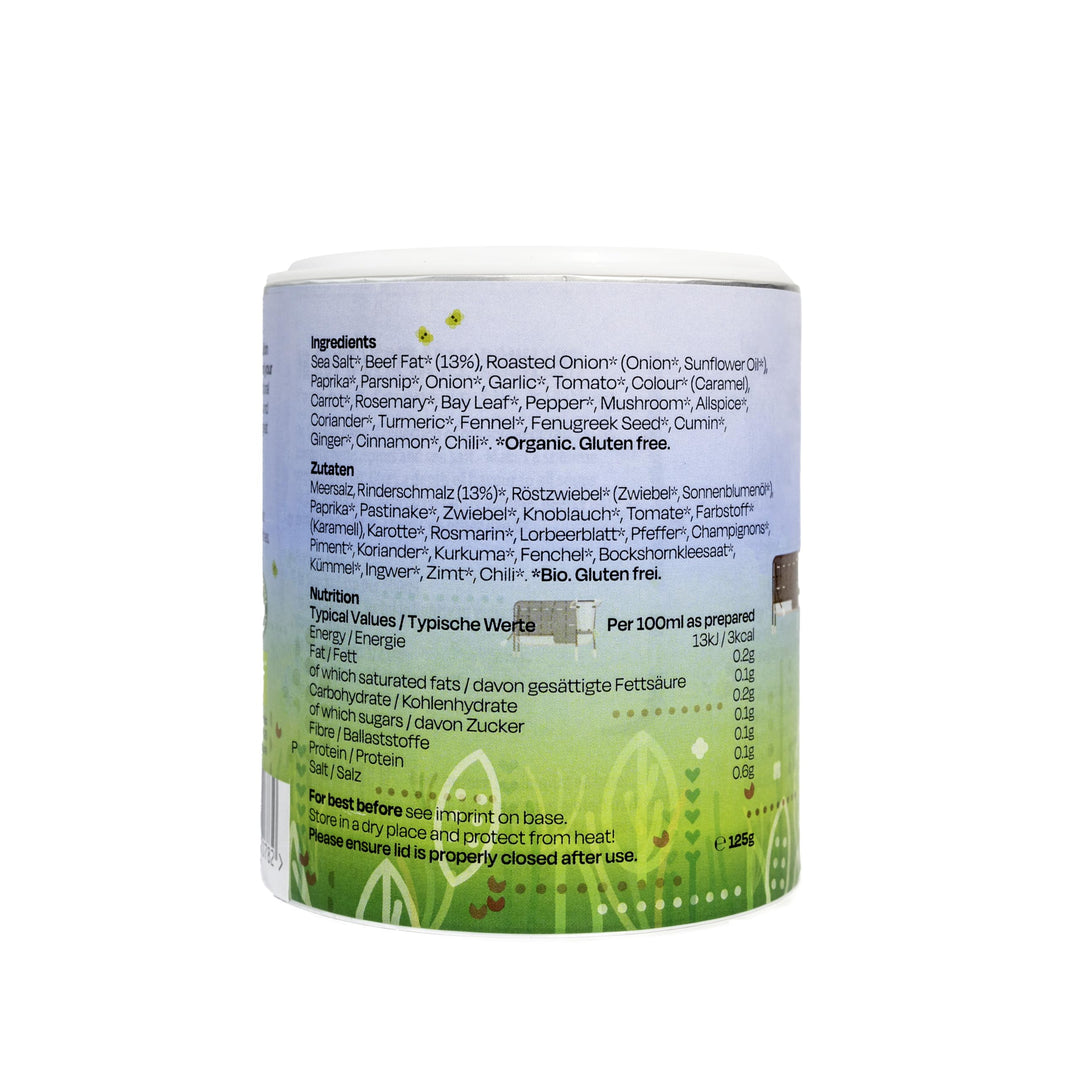 Dr. Coy's Organic Beef Bouillon Powder - 125g Gluten-Free Beef Broth