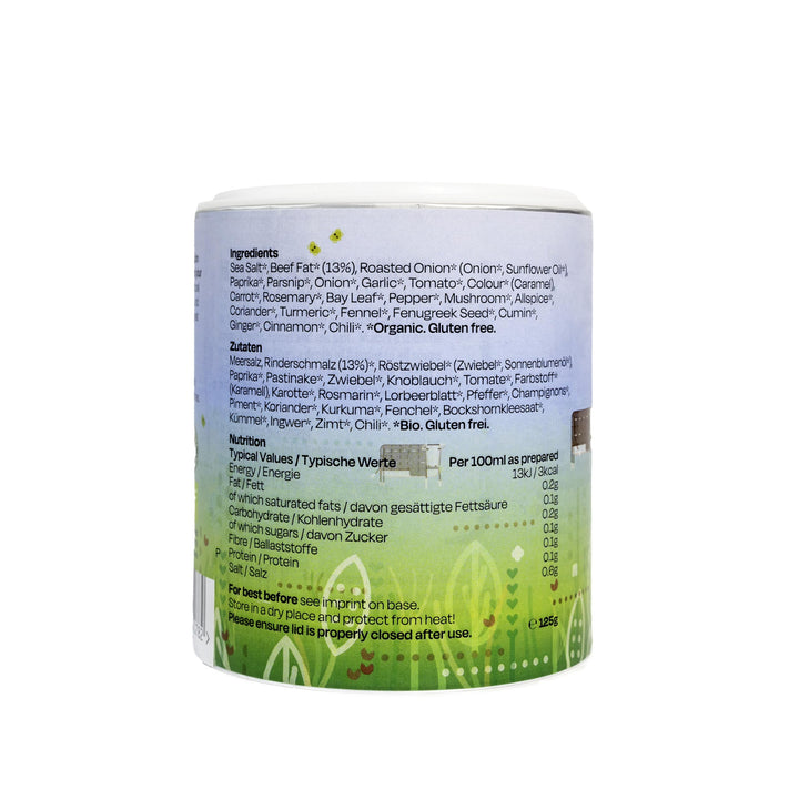 Dr. Coy's Organic Beef Bouillon Powder - 125g Gluten-Free Beef Broth