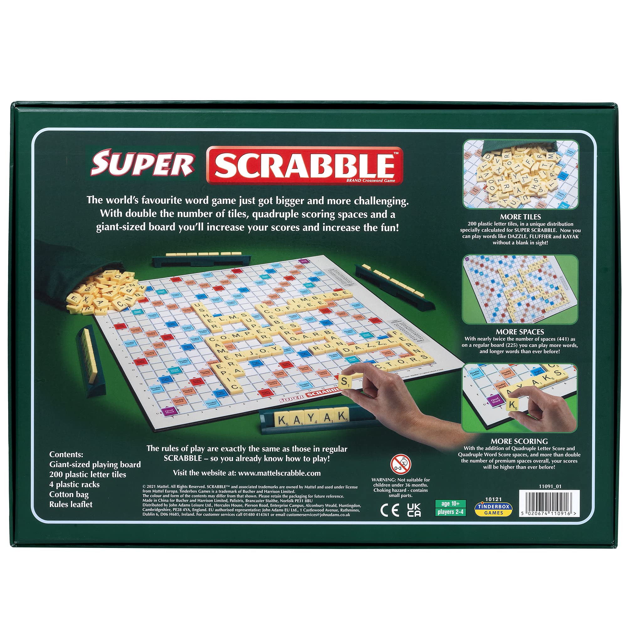 Ideal Super Scrabble Board Game 6