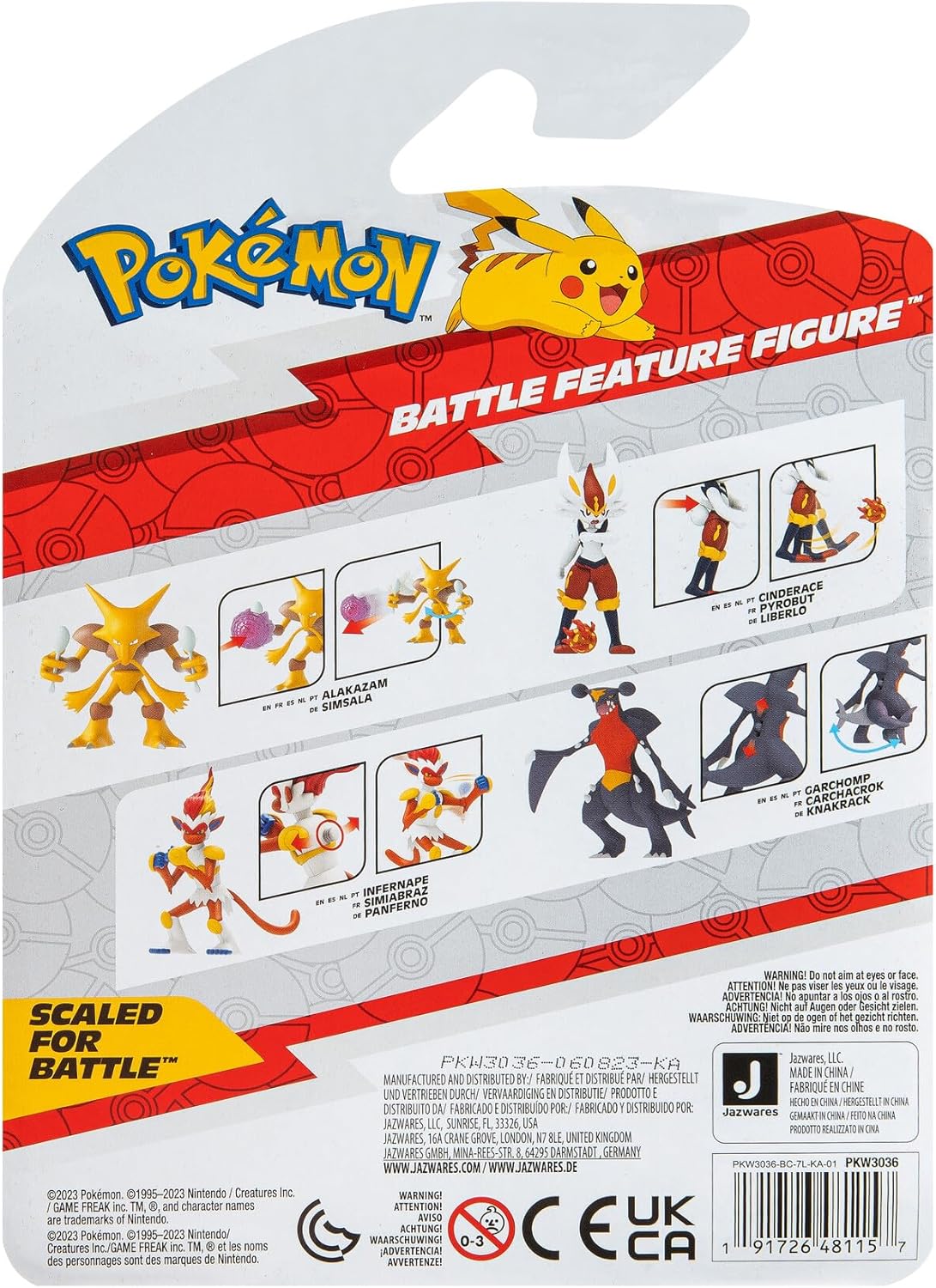 Pokémon Alakazam 4.5" Battle Figure - Dynamic Articulation, Simsala Color 6
