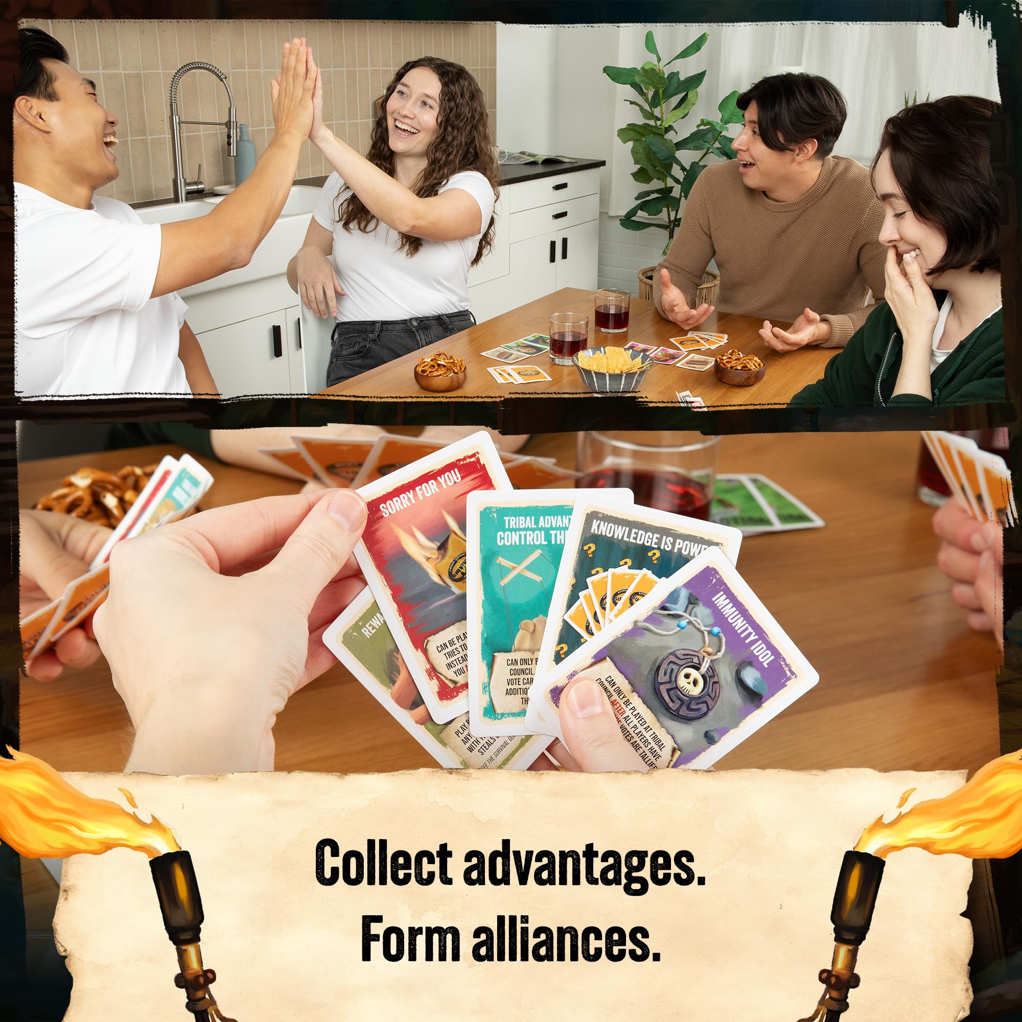 Exploding Kittens Survivor: The Tribe Has Spoken Family Party Card Game | Ages 8+ | 2025 Release 4