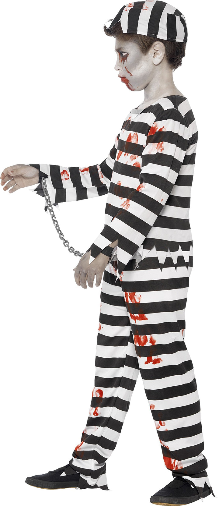 Smiffys Zombie Convict Costume - Child Age 10-12 Years