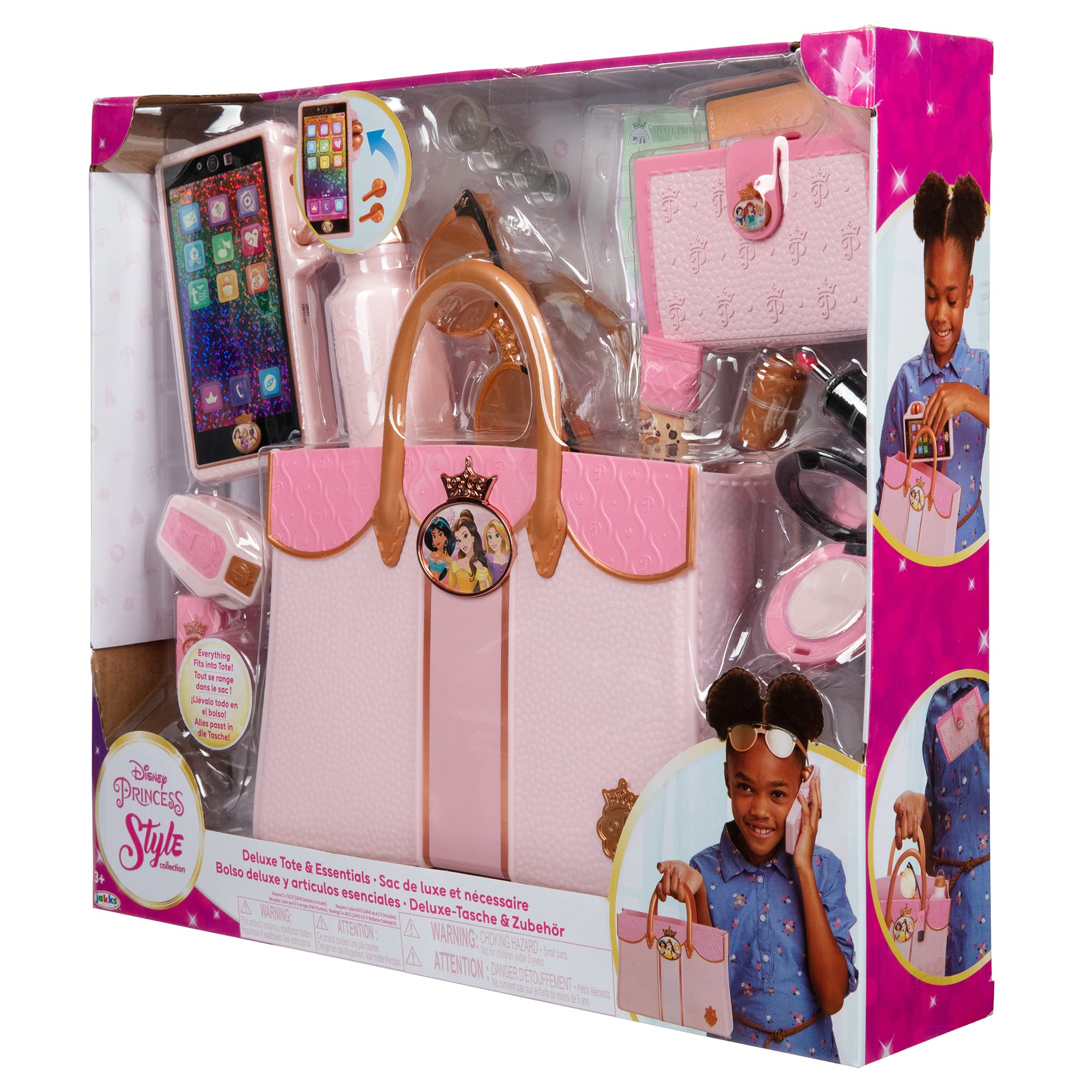 Disney Princess Style Collection Deluxe Tote Bag & Accessories 8