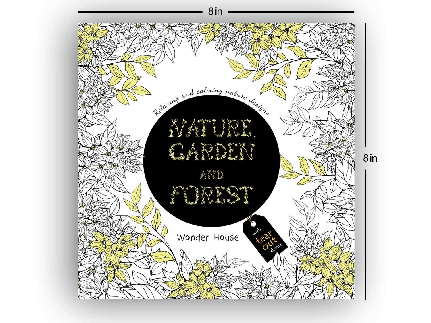 Wonder House Nature, Garden and Forest Coloring Book - Paperback | 64 Pages | English 3