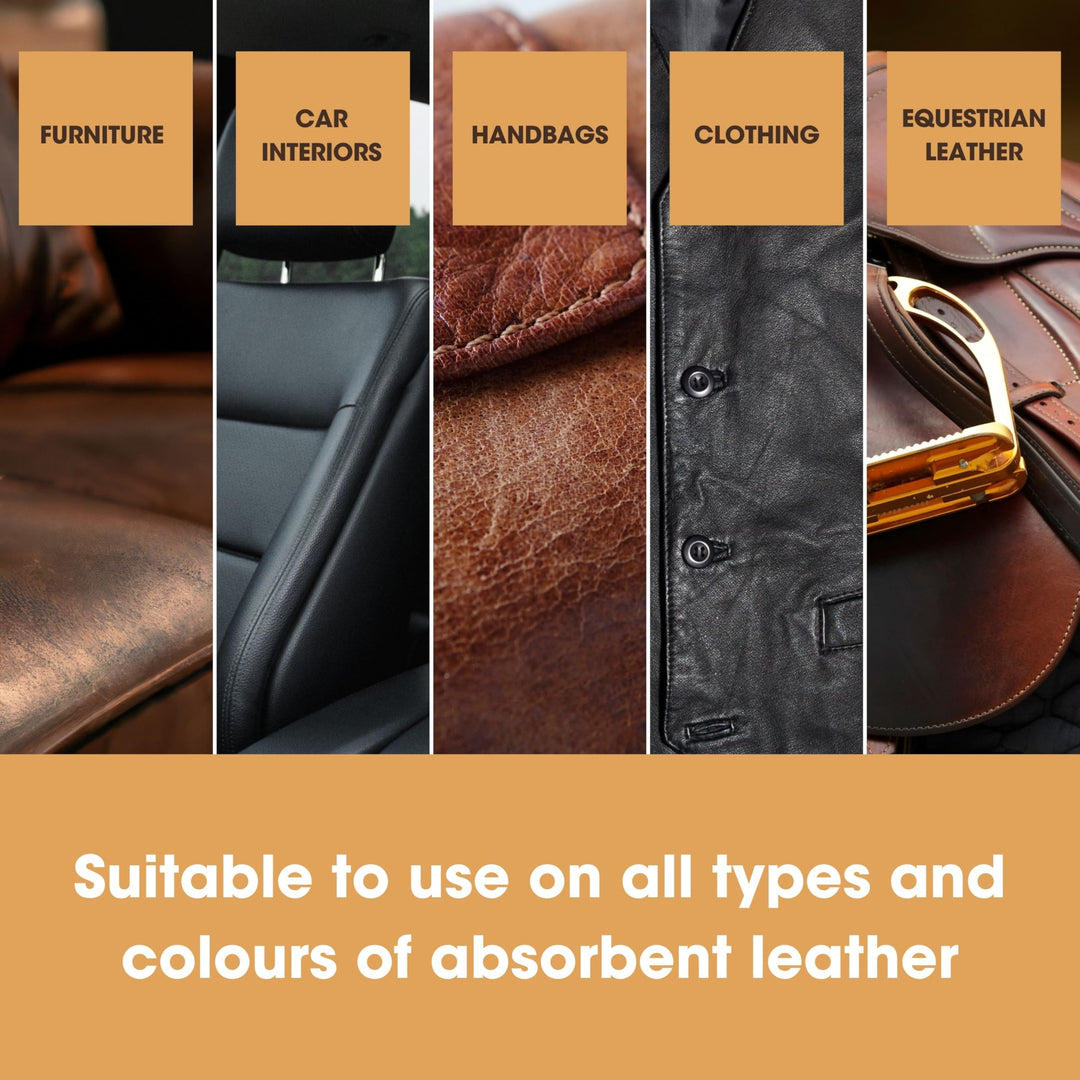 Furniture Clinic Leather Recolouring Balm - Light Grey for Faded & Scratched Sofas, Car Seats, Shoes, Clothing