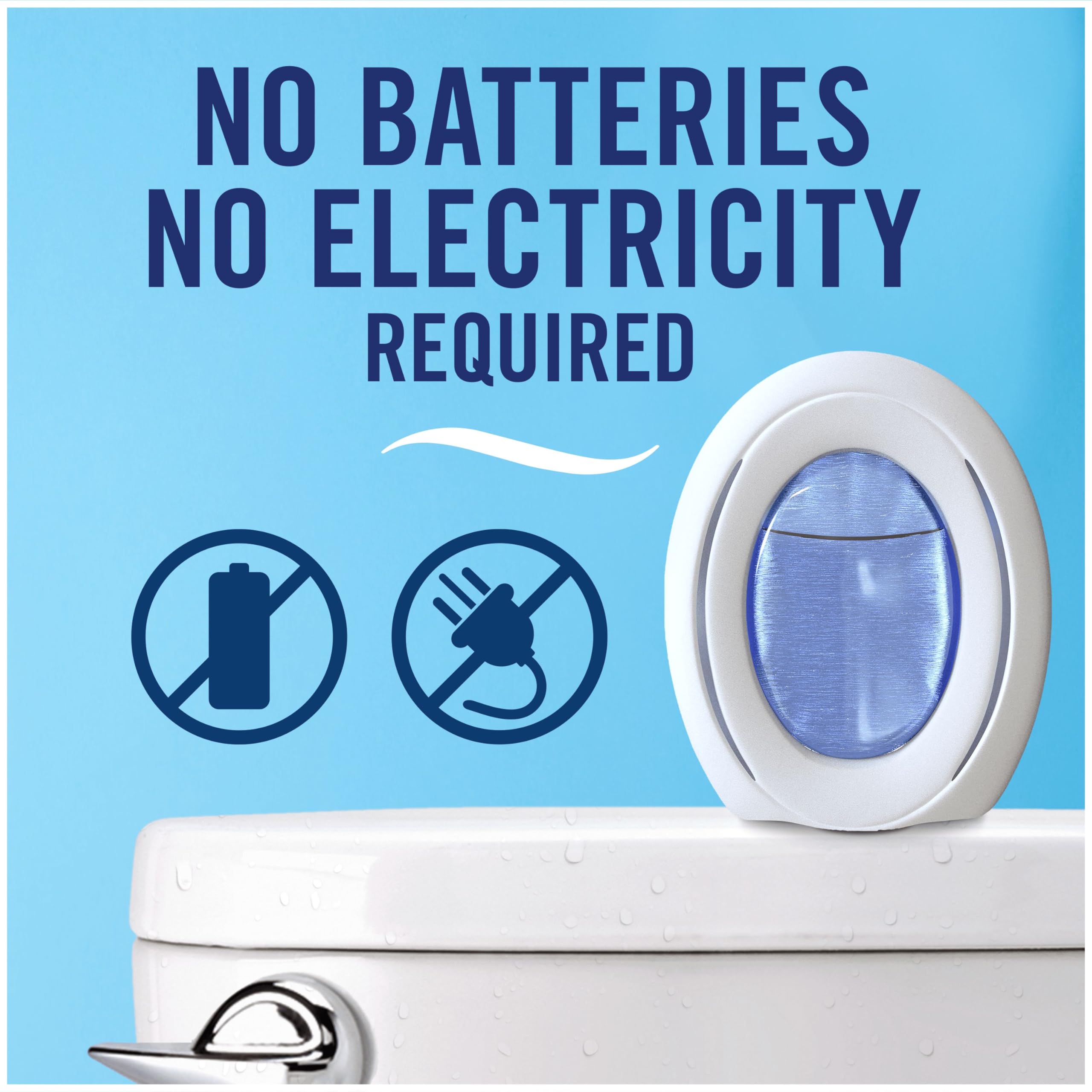 Febreze Bathroom Continuous Air Freshener - Vanilla Scent, Pack of 8 14