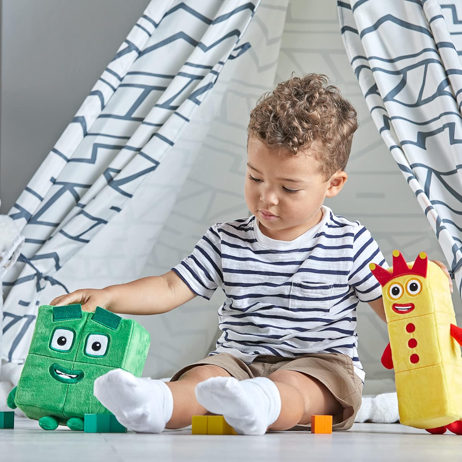 Numberblocks Three and Four Playful Pals - Soft Plush Toys for Toddlers 18M+ 12