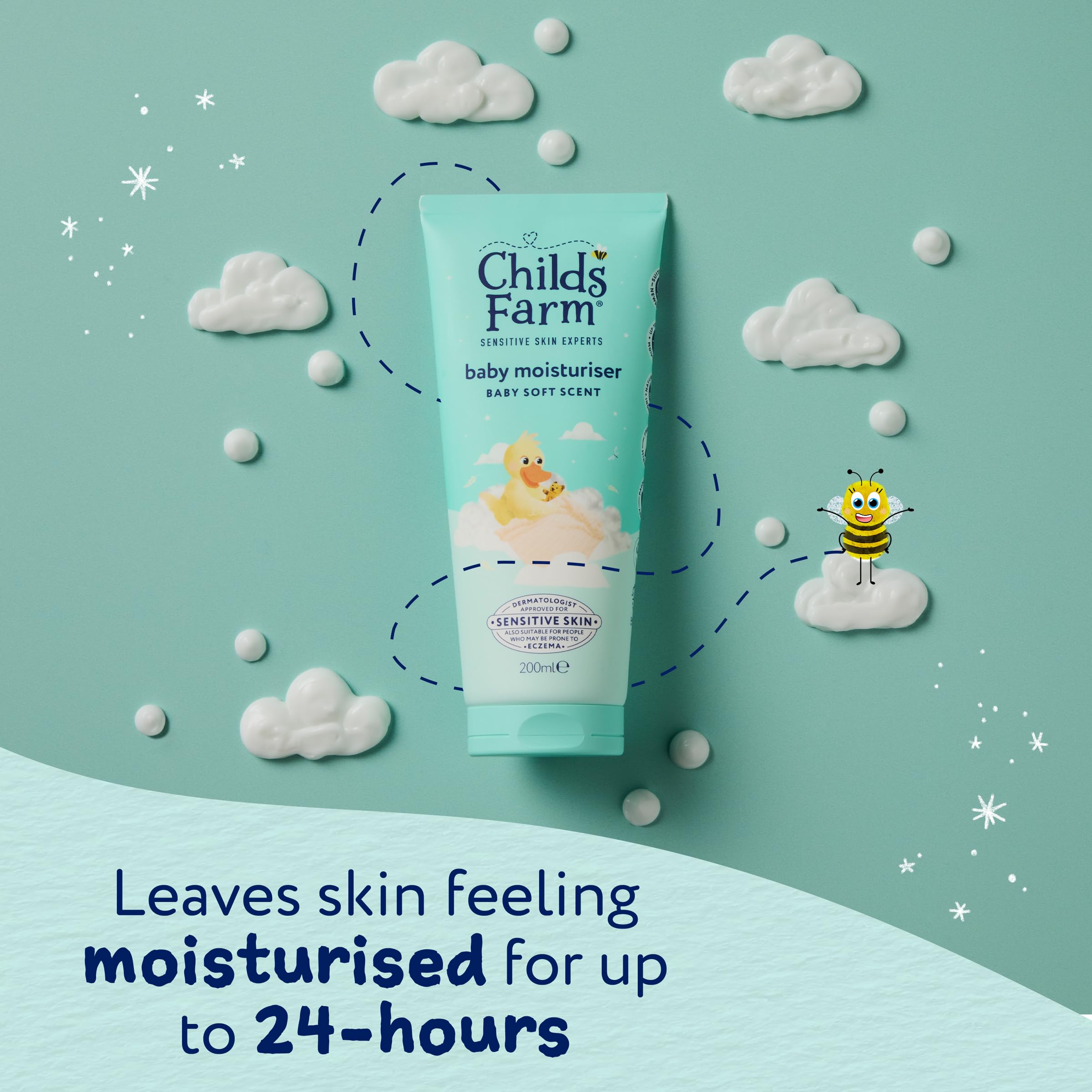 Childs Farm Baby Moisturiser - Hydrating & Nourishing for Sensitive Skin | 200 ml 5