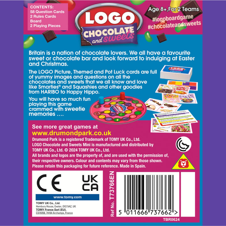 Drumond Park Logo Chocolate & Sweets Mini Board Game