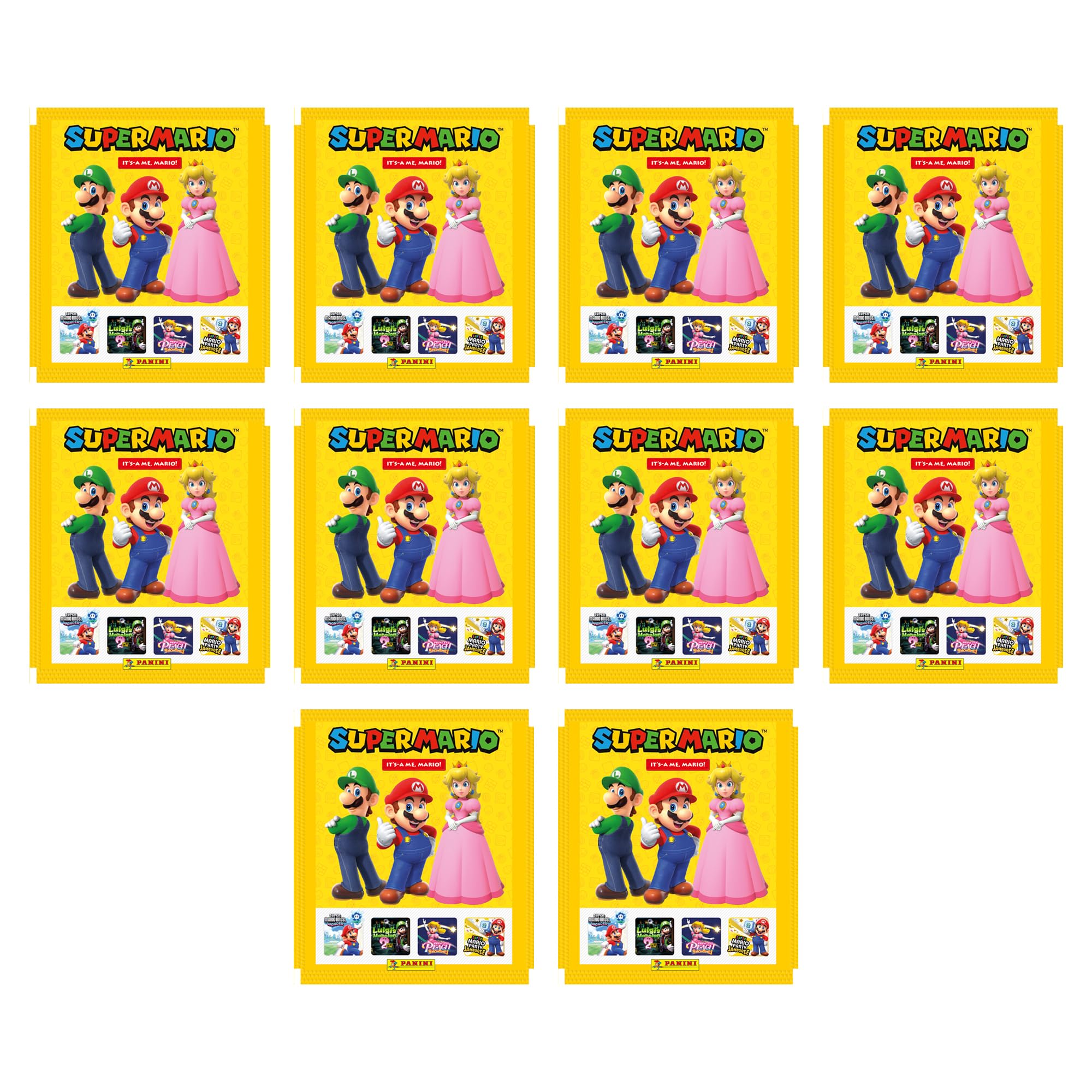 Panini Super Mario Sticker Collection Multiset 10