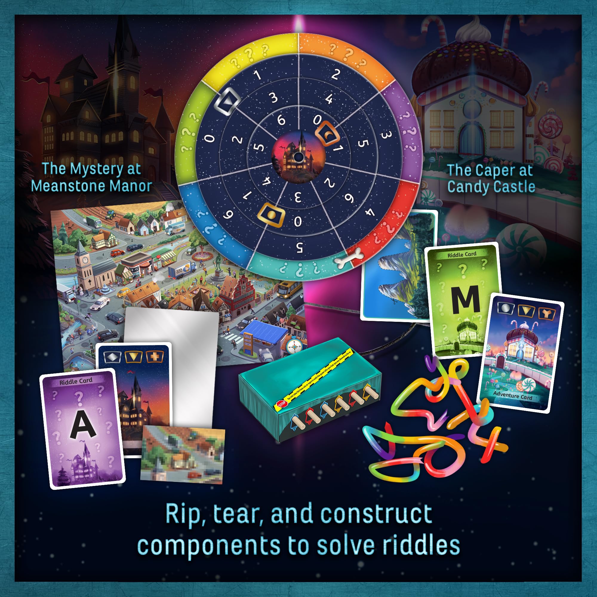 Thames & Kosmos EXIT: Family Heroes Card Game - 2 Escape Room Adventures | Ages 8+ | 2-4 Players 3