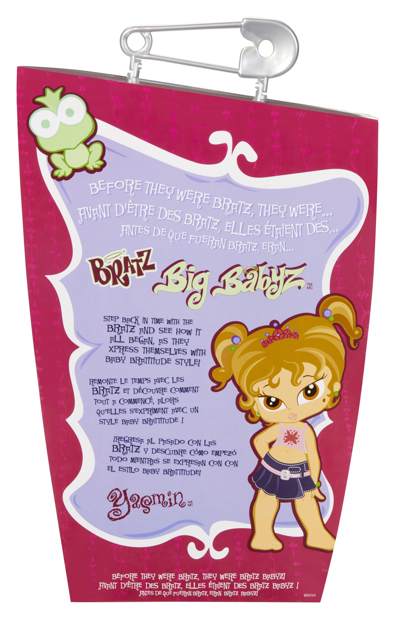 Bratz Big Babyz Yasmin - 34cm Collectible Doll with Pet & Bottle, Pink Fashion Outfit 18