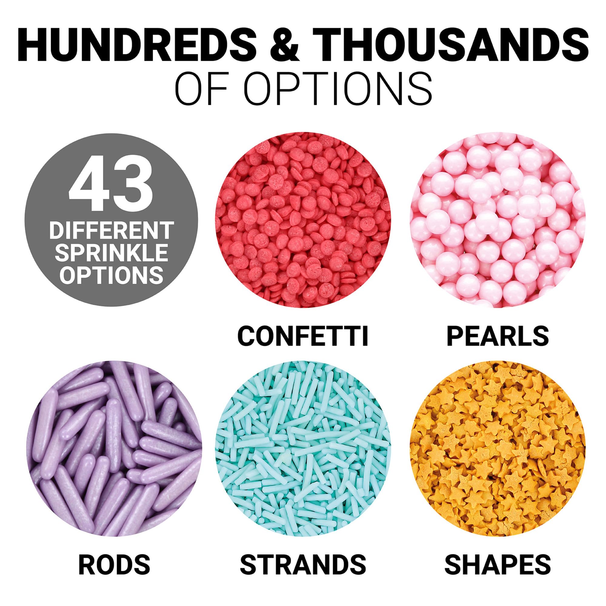 Culpitt Select Edible Pearls - White 7mm Cake Sprinkle Decorations, 500g 9