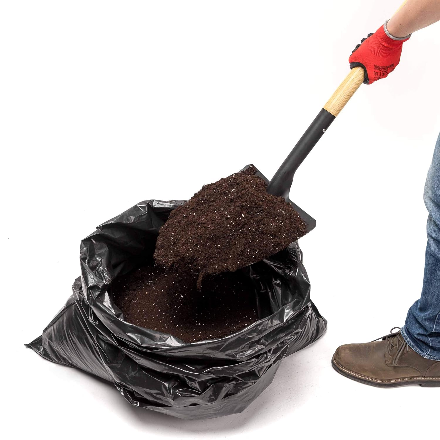 Relevo - Large Black Heavy Duty Bin Bags 150L, 100kg Weight Resistance, Weld-Free Rubble Sacks 6