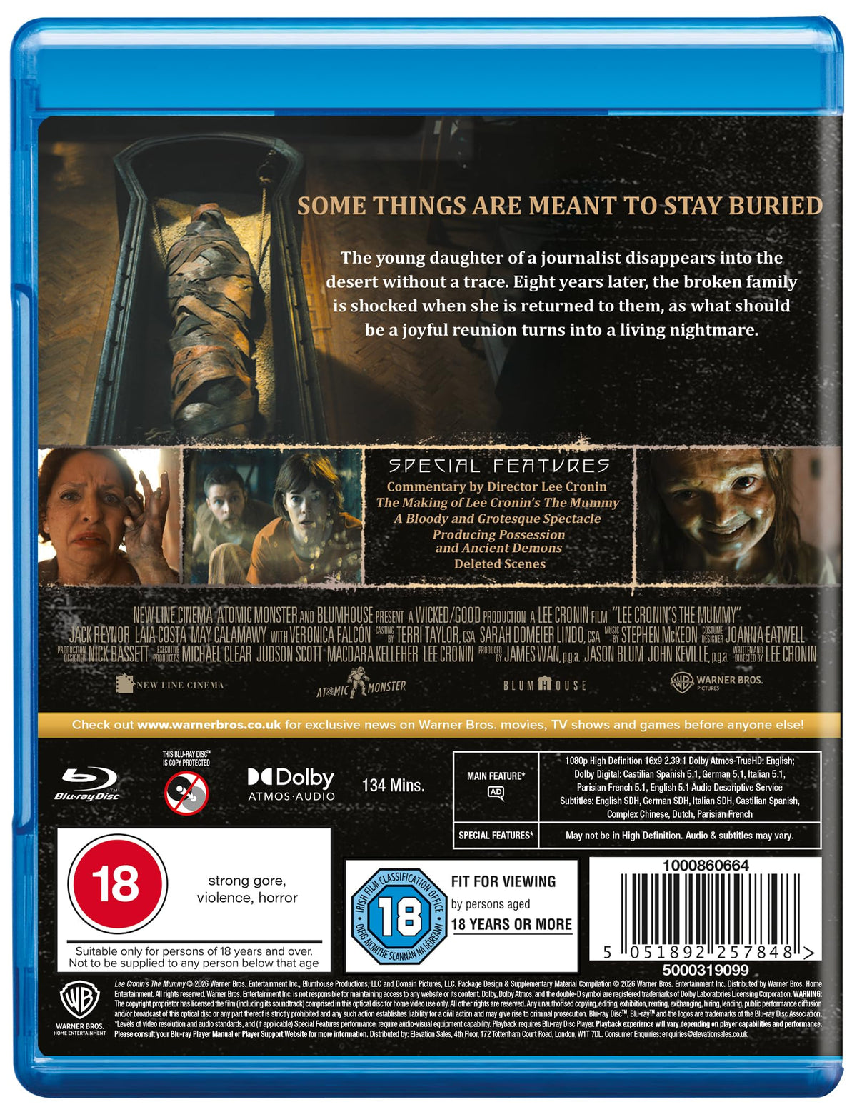Lee Cronin's The Mummy [Blu-ray]