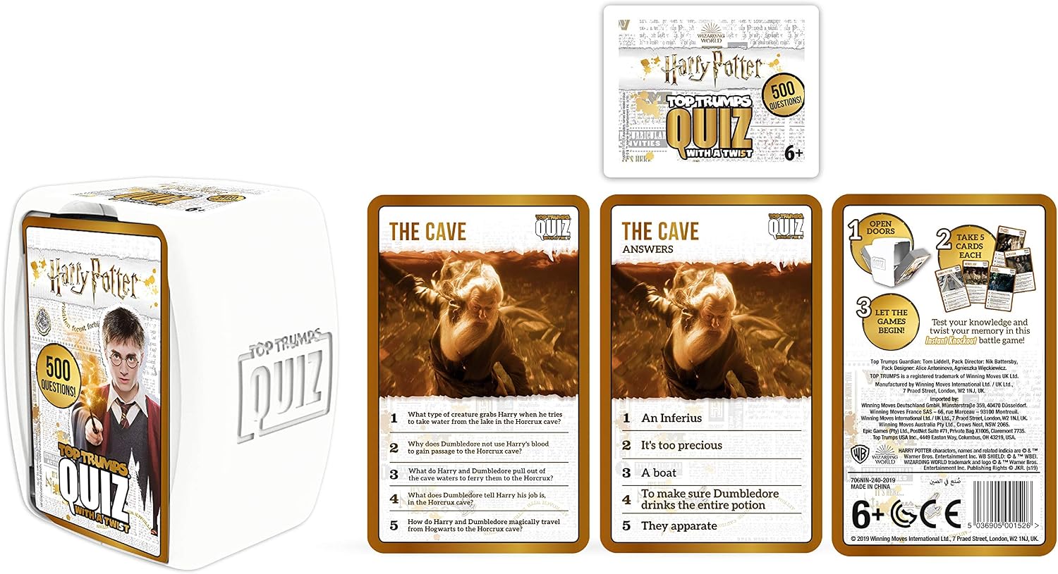 Harry Potter Top Trumps Quiz Game 4