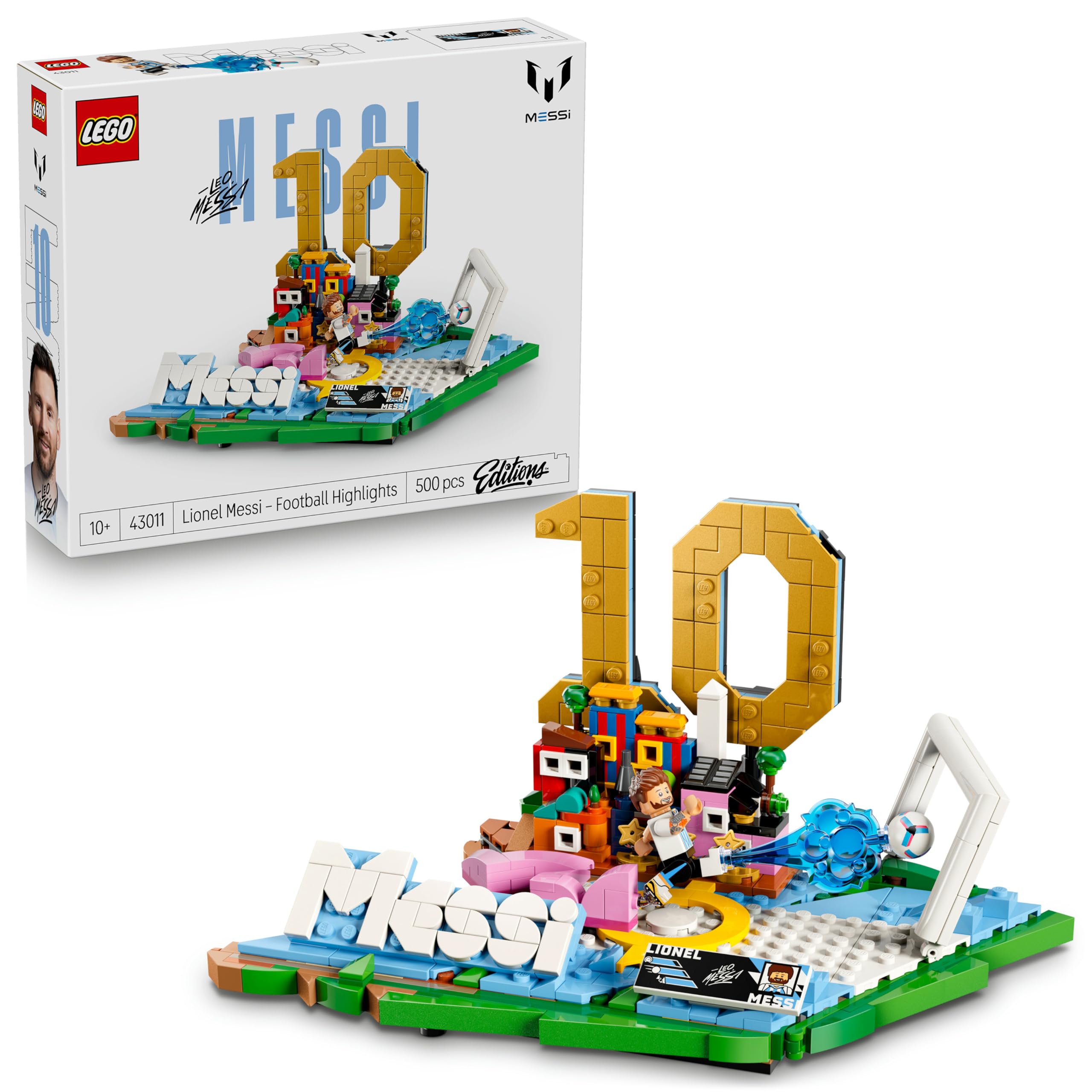 LEGO Editions Lionel Messi – Football Highlights Building Set | Model 43011 | Ages 10+ 1