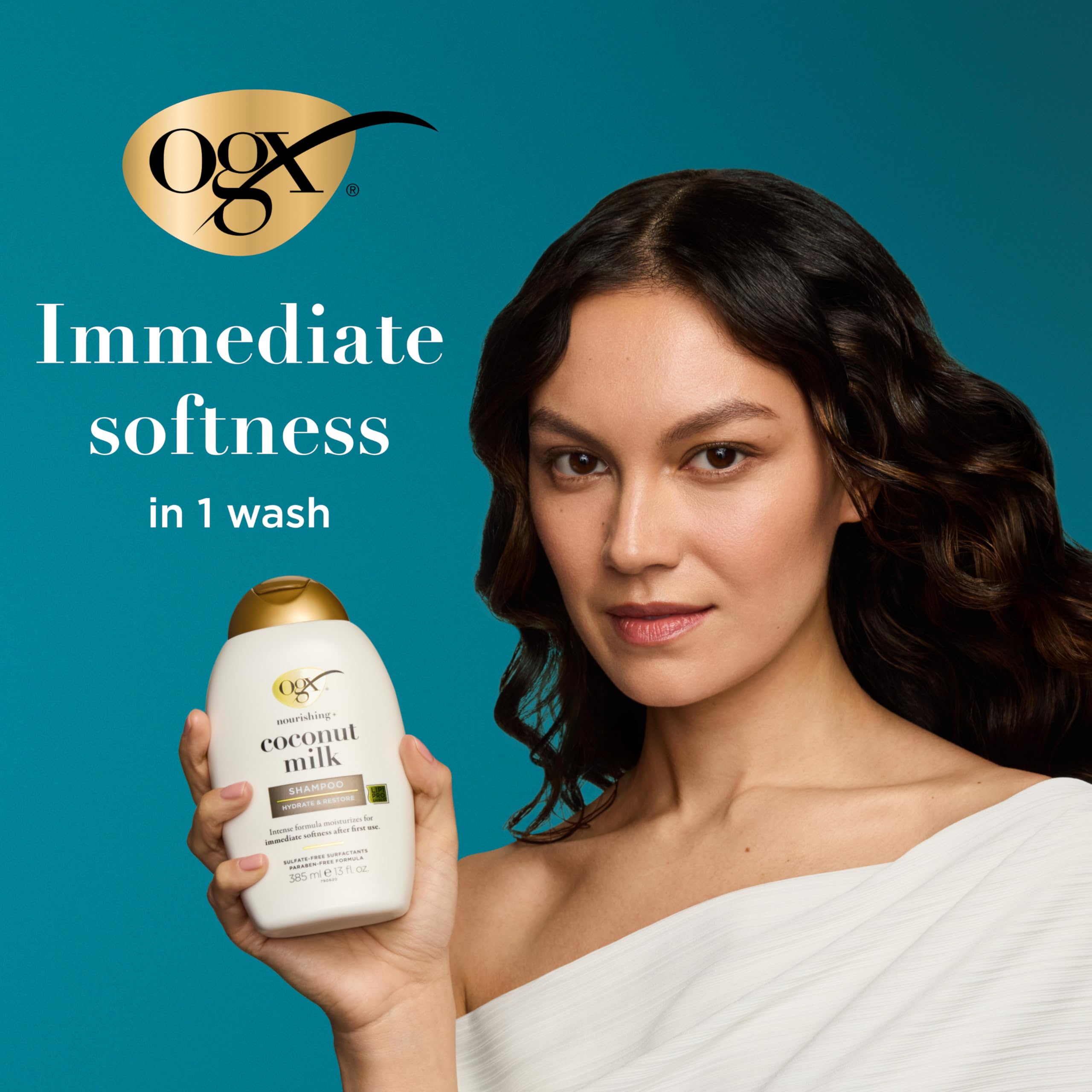 OGX - Nourishing Plus Coconut Milk Shampoo (385ml) 9
