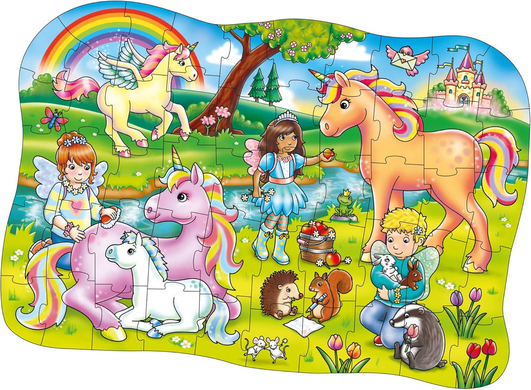 Orchard Toys Unicorn Friends Jigsaw Puzzle - 50 Piece Educational Puzzle for Ages 4+