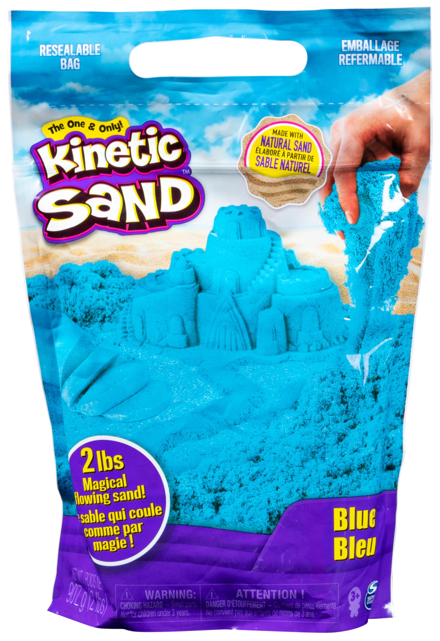 Kinetic Sand 0.9 kg Colour Pack for Mixing and Moulding | Ages 3+ | Styles Vary