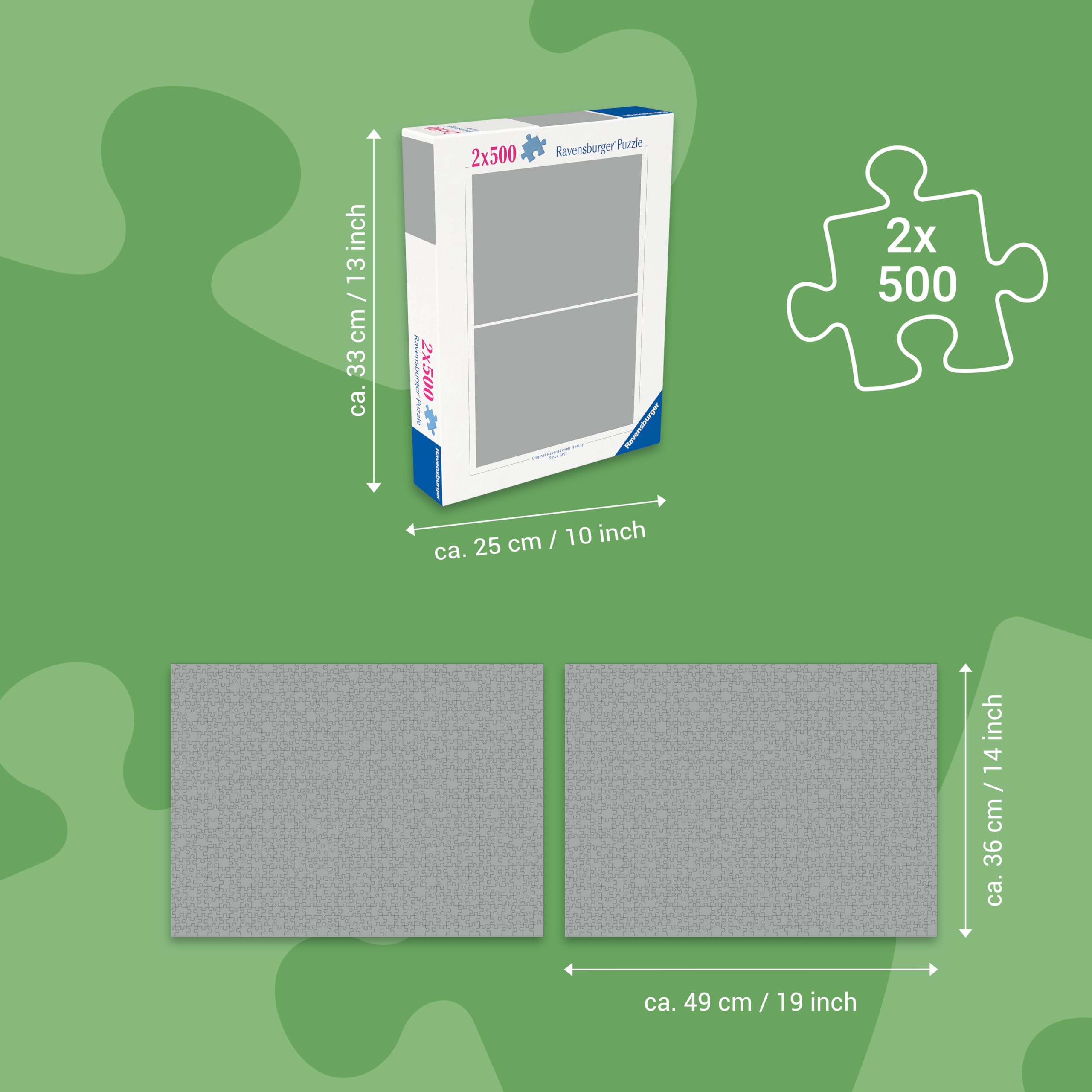 Ravensburger Picturesque Landscapes No. 1 Jigsaw Puzzle - 1000 Pieces, Yorkshire Whitby & Runswick Bay 4