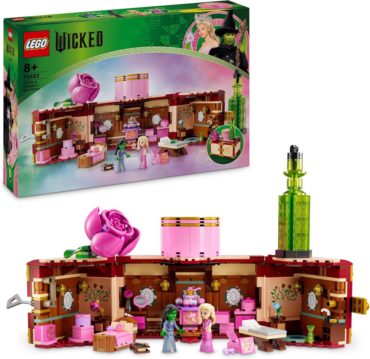 LEGO Wicked Glinda & Elphaba's Dormitory Set - Building Toy for 8+ Year Olds 1
