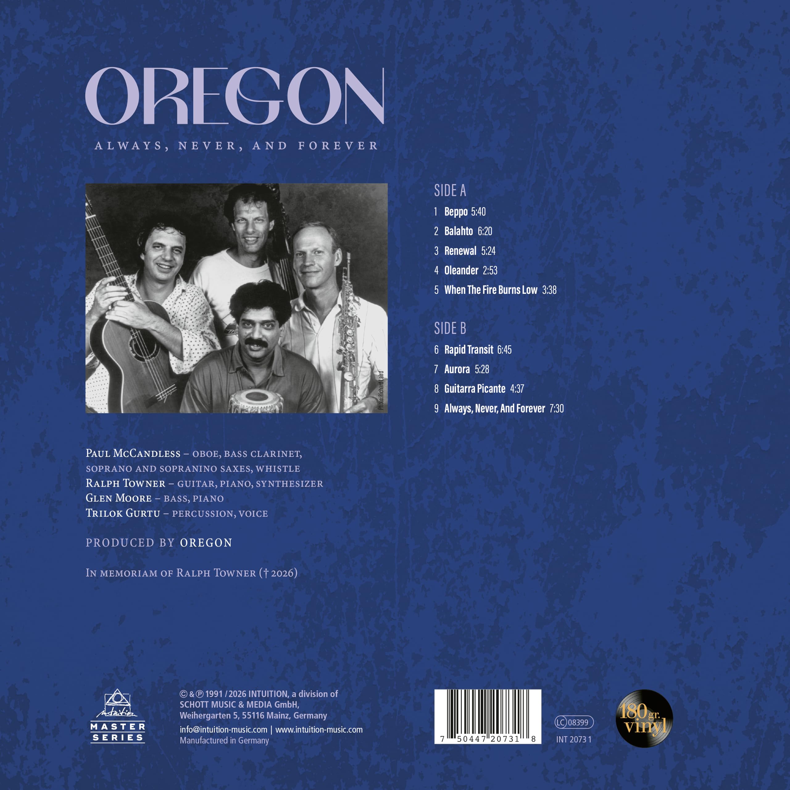 Oregon - Always, Never, And Forever [180g Vinyl]