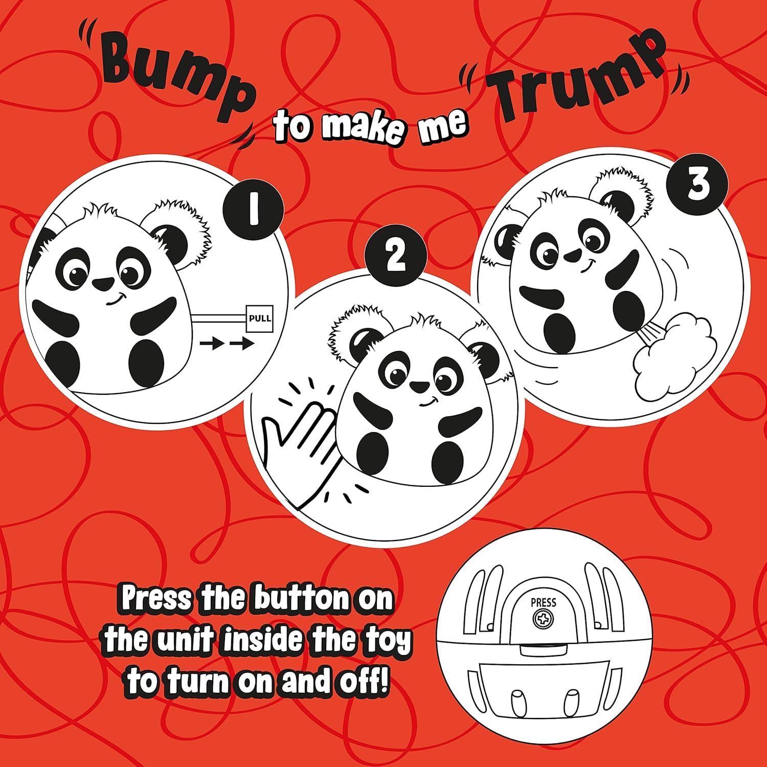 Windy Bums Unicorn Cheeky Farting Toy - Funny Plush with Sound & Movement, 6 Months+ 9