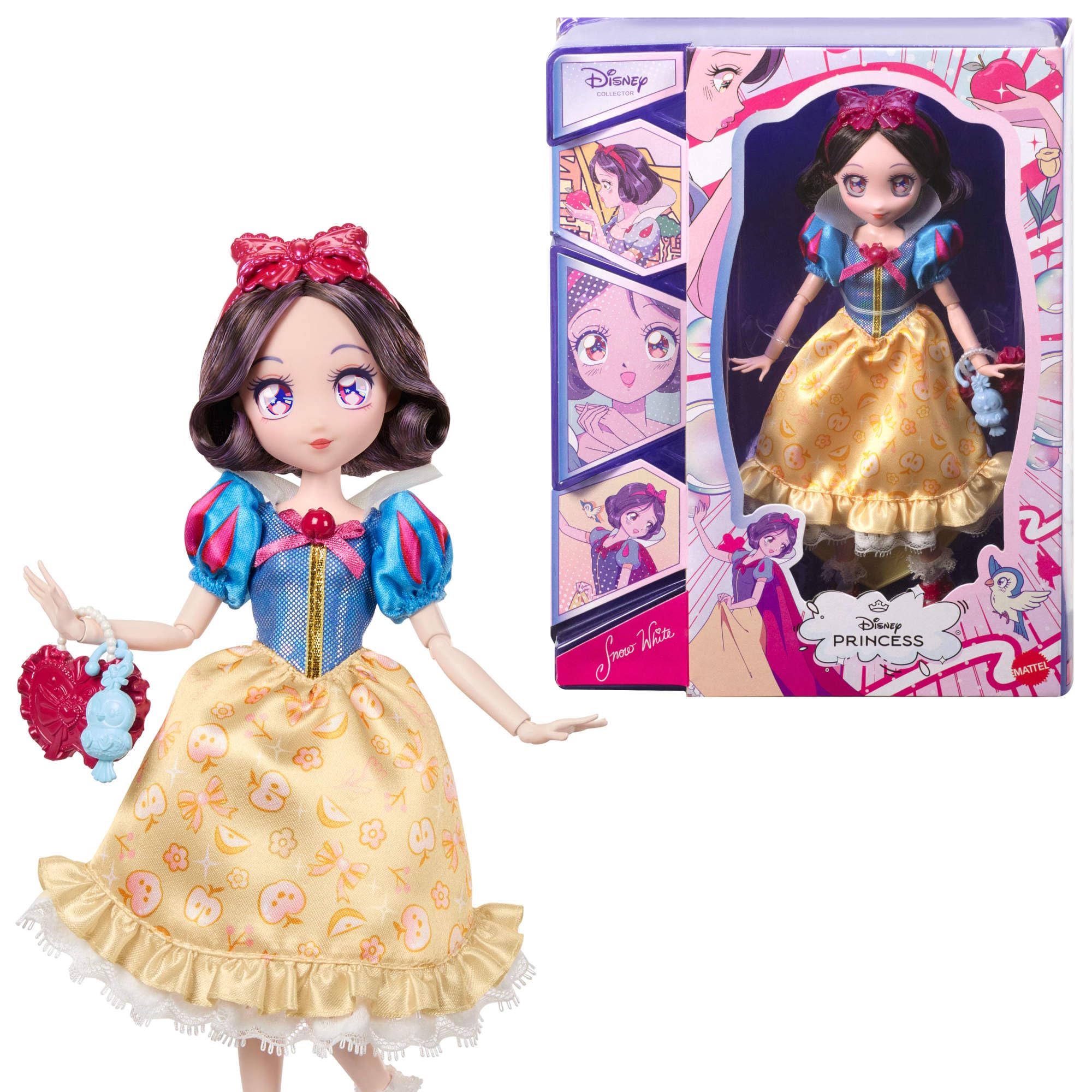 Mattel Disney Collector Snow White Manga Doll - 9 inch, Posable, Ages 6+
