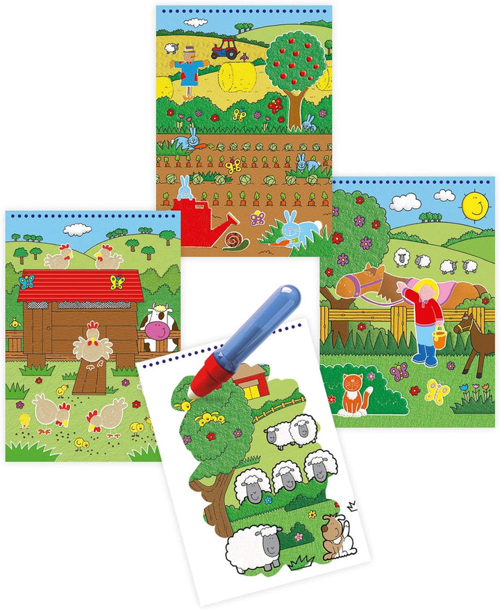 Galt Toys, Water Magic - Farm, Colouring Book for Children, Ages 3 Years Plus
