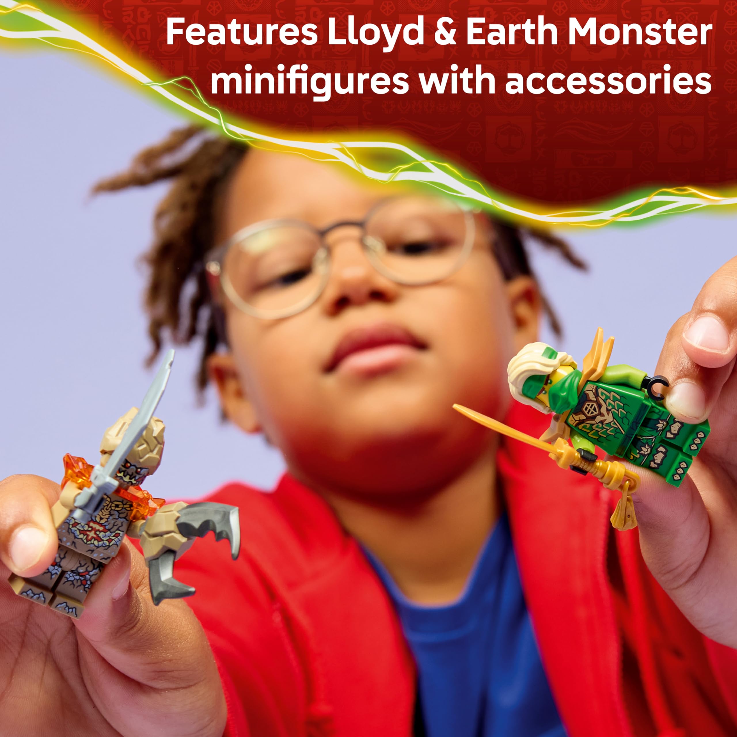 LEGO NINJAGO 71850 Lloyd vs. Earth Monster Spinner Building Set | Ages 6+ 4