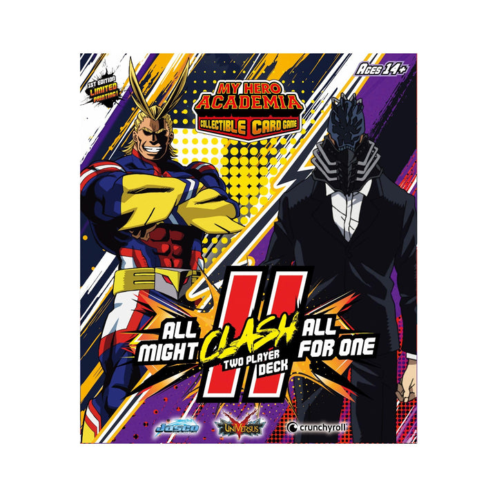 Jasco Games My Hero Academia All Might vs. All for One Two Player Clash Decks