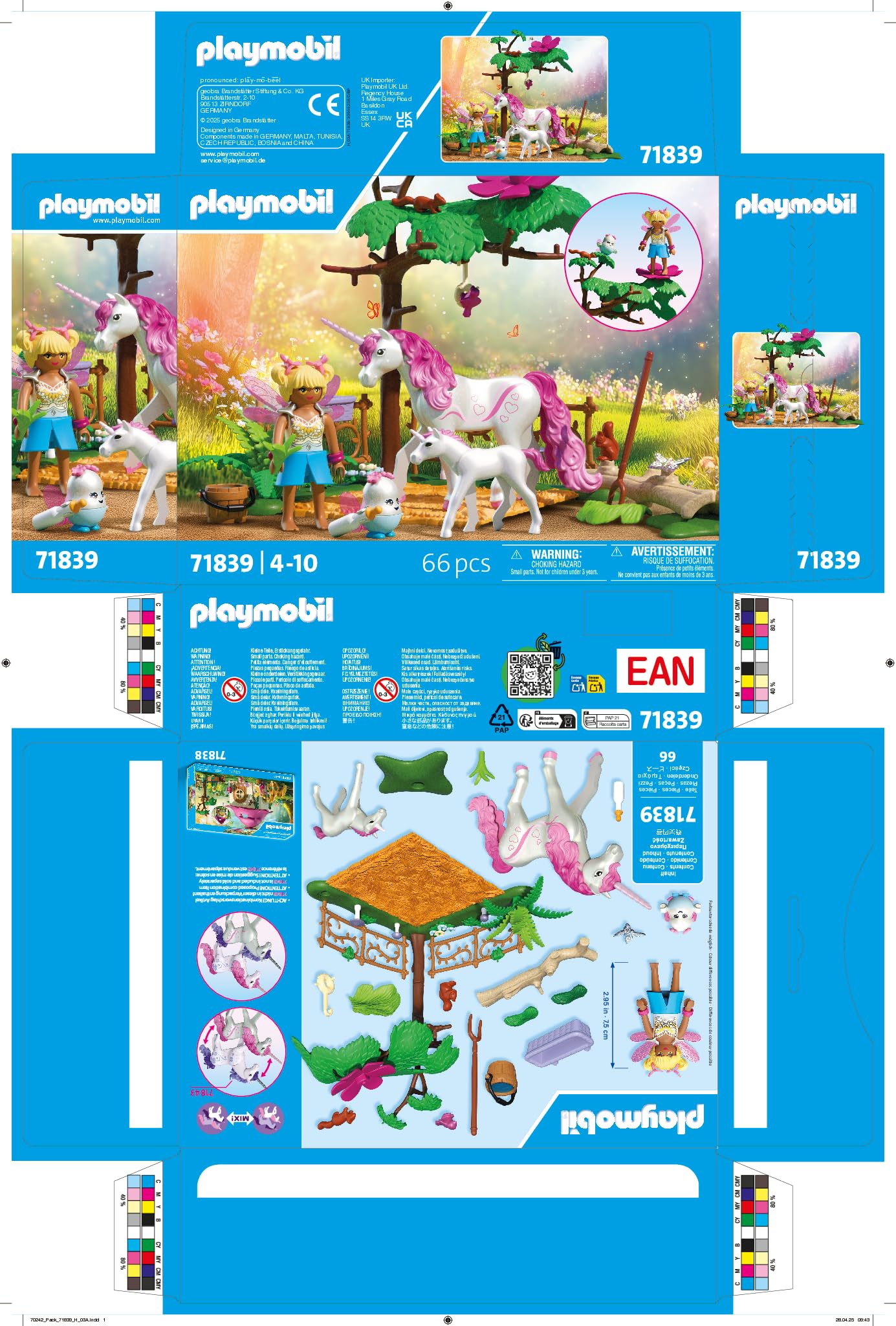 Playmobil Magic Unicorns Fairy House with Golden Unicorn Stable Set | Ages 4+ | Model 71839 7
