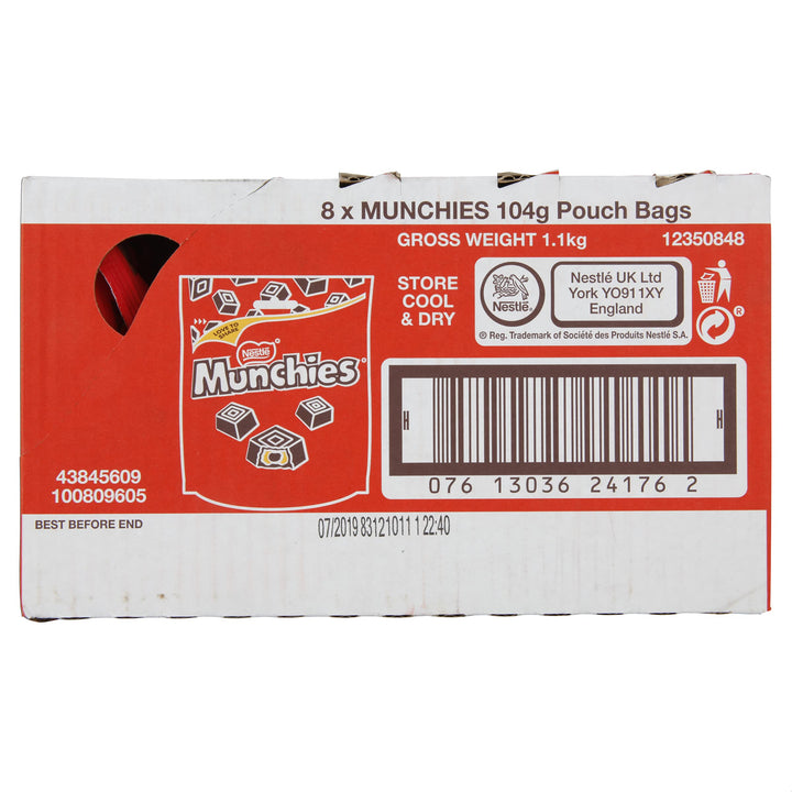 Munchies Milk Chocolate and Caramel Sharing Bag, 104g