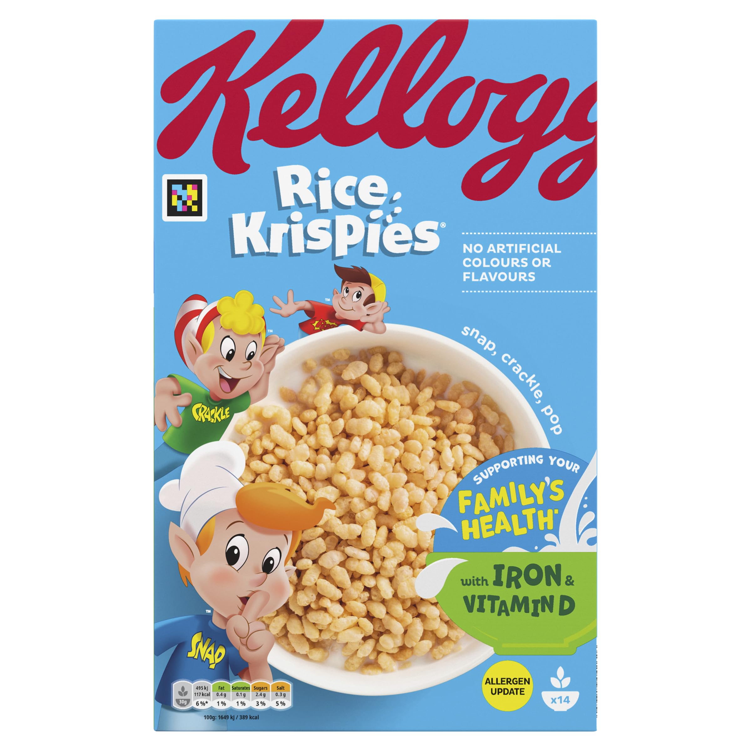 Kellogg's Rice Krispies Cereal - Toasted Puffed Rice | 430g