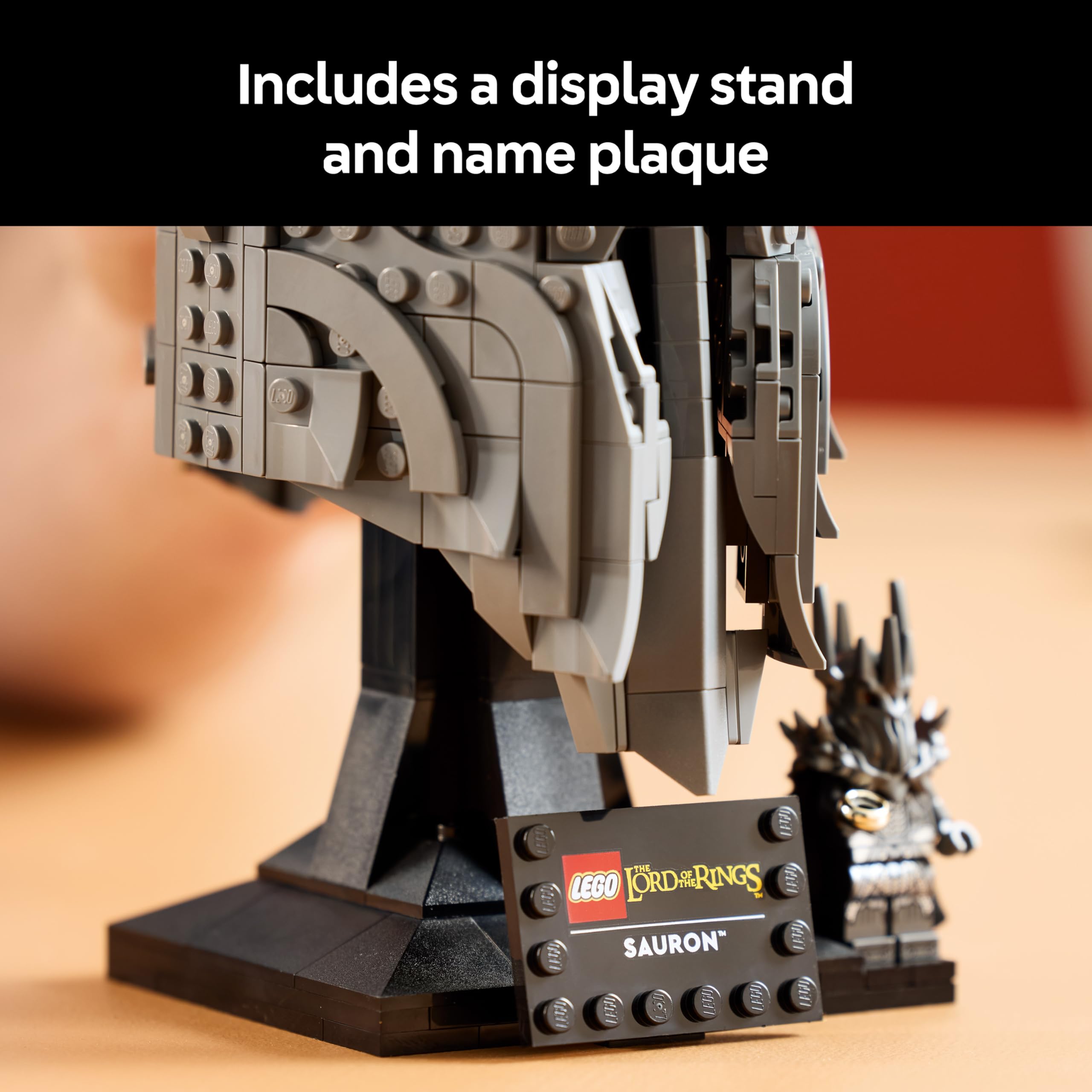 LEGO Icons The Lord of the Rings Sauron's Helmet Display Model Kit 11373 | Age 18+ 5