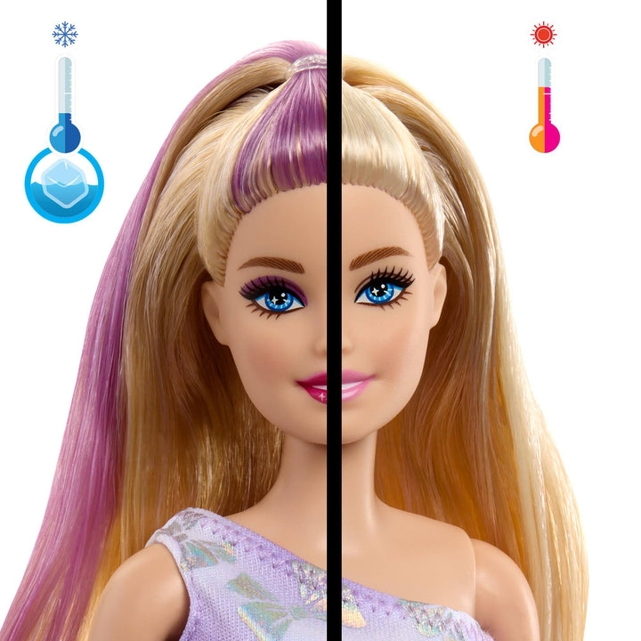 Barbie Party Unboxed Doll & Accessories - Pet Birthday Series with Color-Change Surprise, 3+ Years