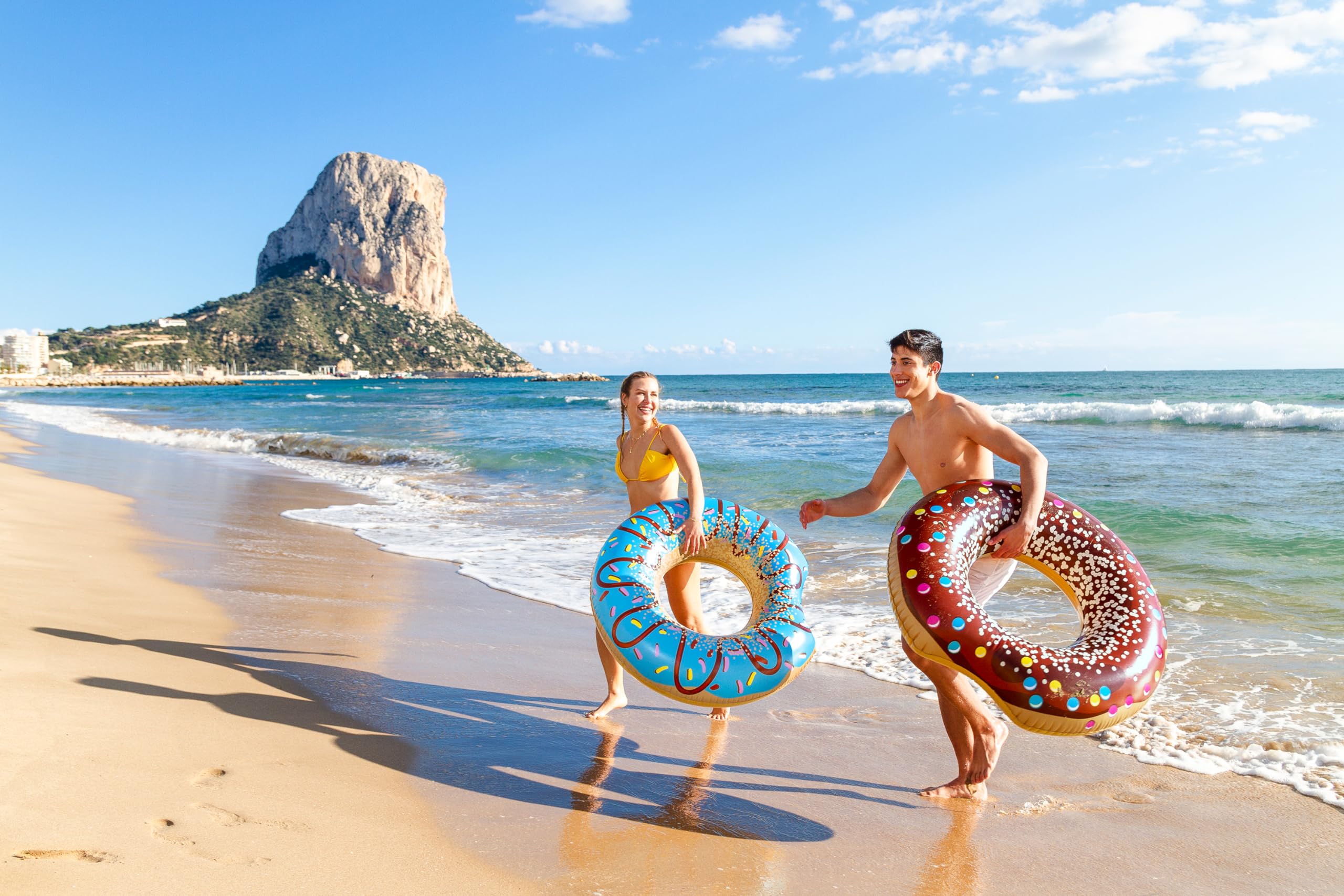 Bestway Donut Swim Tube - Realistic Design | 1.07m Size | Ages 12+ | Assorted Designs 2